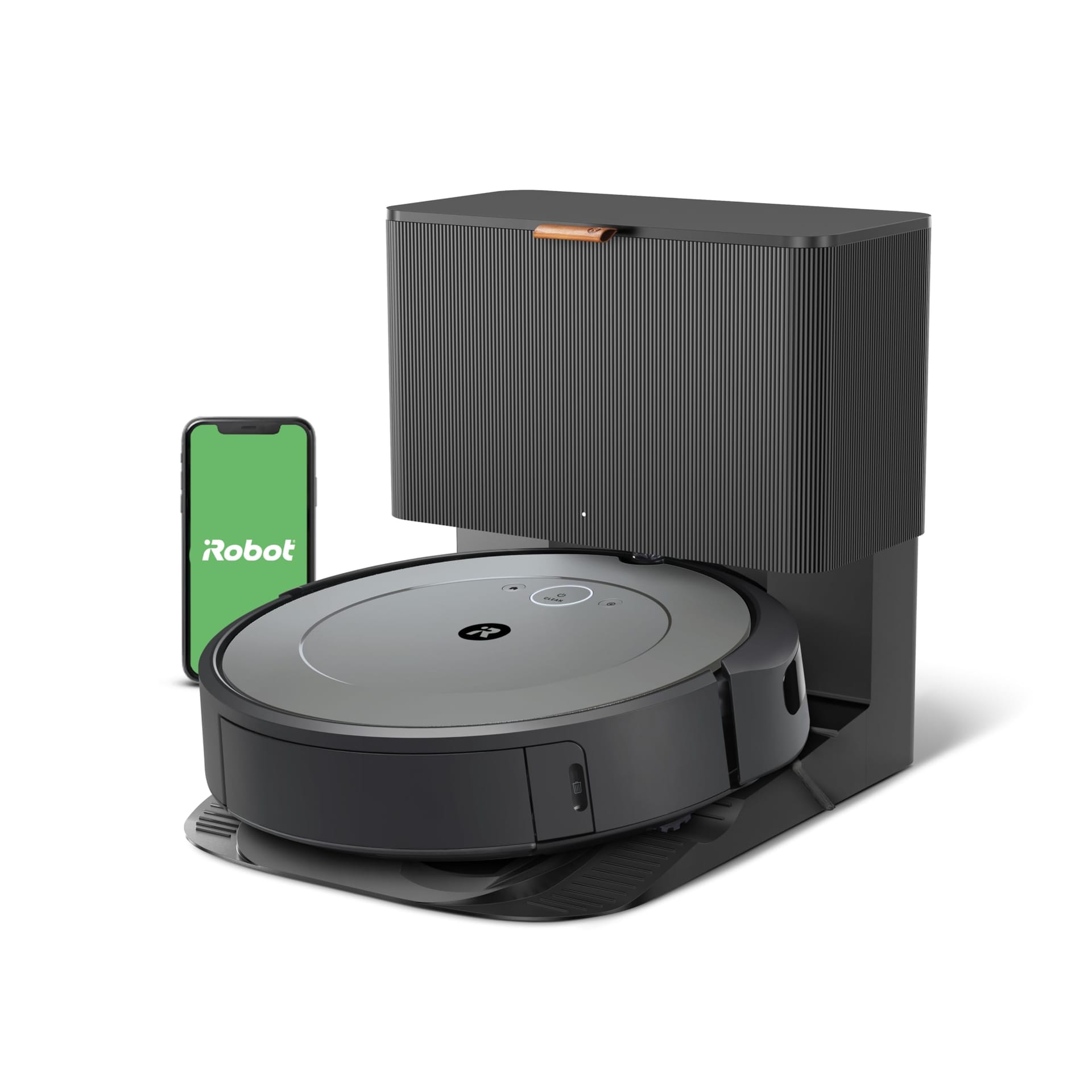iRobot Roomba i3+ Evo (3554) HEPA Filter Robot Vacuum With Self-Emptying Base**

**DESCRIPTION:**
Upgrade to the intelligent iRobot Roomba i3+ Evo robot vacuum, now equipped with HEPA filter technology and a self-emptying base system that can handle debris disposal for up to 60 days. With precision and efficiency, the Roomba i3+ Evo learns and maps your home room-by-room, allowing you to customize cleaning schedules and prioritize specific areas. Its 10X power-lifting suction and advanced 3-stage cleaning system ensure a thorough clean on various floor types, while the Dirt Detect Technology targets and tackles dirtier spots effortlessly.

Experience the convenience of on-demand cleaning with compatibility with Google Assistant and Alexa—just command your Roomba to target specific messes in real-time. The iRobot OS empowers the Roomba i3+ Evo with personalized cleaning suggestions, adapting to your lifestyle and routines for a seamless cleaning experience. Perfect for pet owners, the Dual Multi-Surface Rubber Brushes effectively handle pet hair without tangling, offering a hassle-free cleaning solution.

Enjoy a hassle-free setup with the iRobot Home app and complete control over your cleaning preferences. With the Roomba i3+ Evo, cleaning becomes a hands-free task, allowing you more time to indulge in activities you love.ść