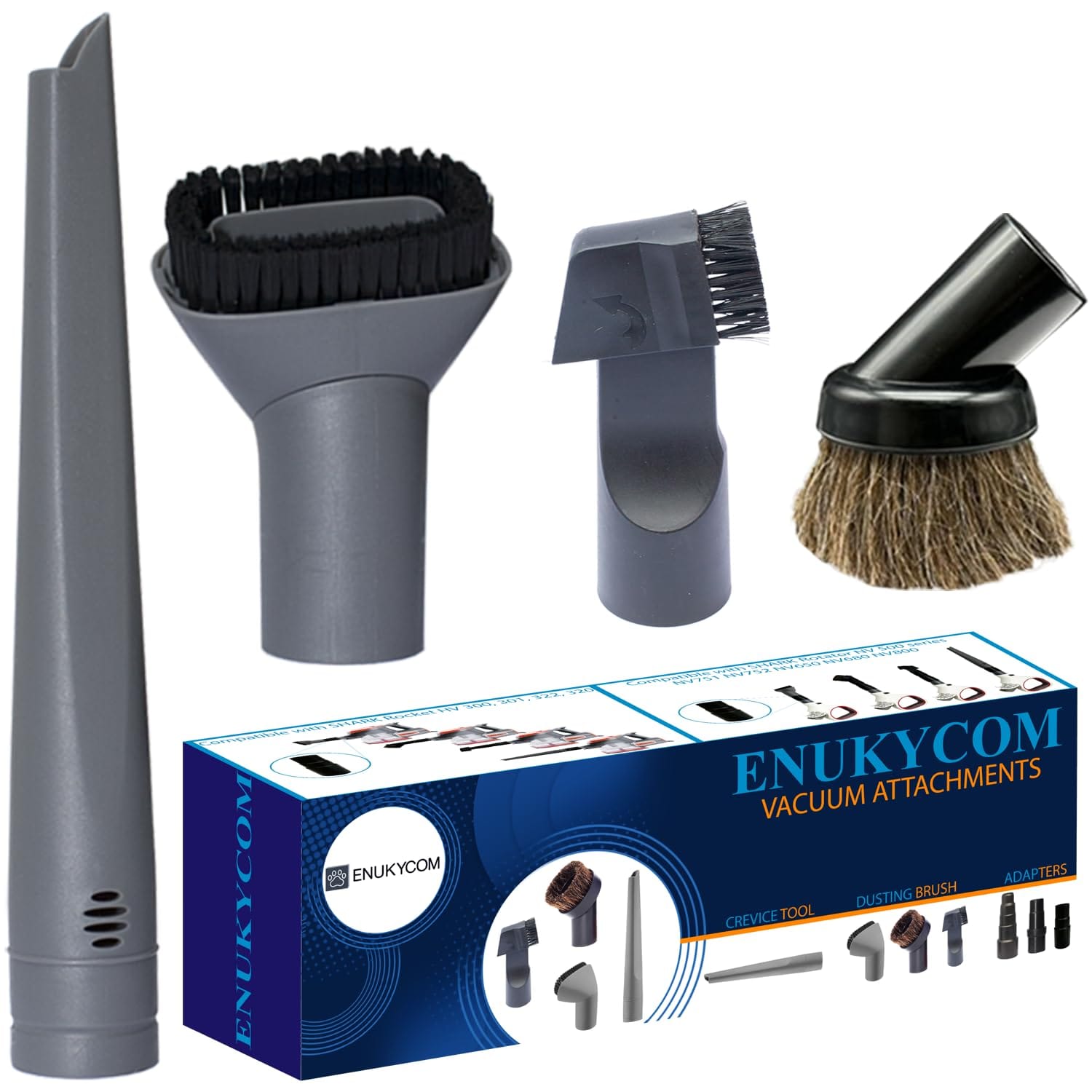 2024 Upgraded Vacuum Cleaner Accessory Kit for Shark Rocket HV301 HV322 and Navigator NV352 NV356E Series with Vacuum Adapter - Compatible with Sharks & Miele