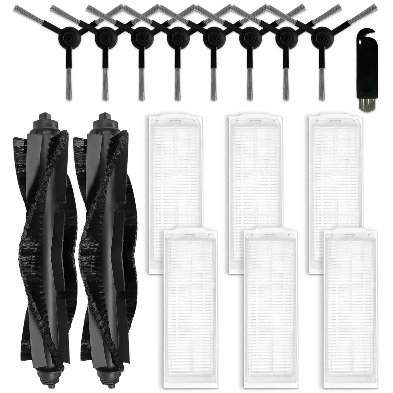 HEPA Filter Vacuums Replacement Parts Kit for Wyze Robot Vacuum Cleaner WVCR200S