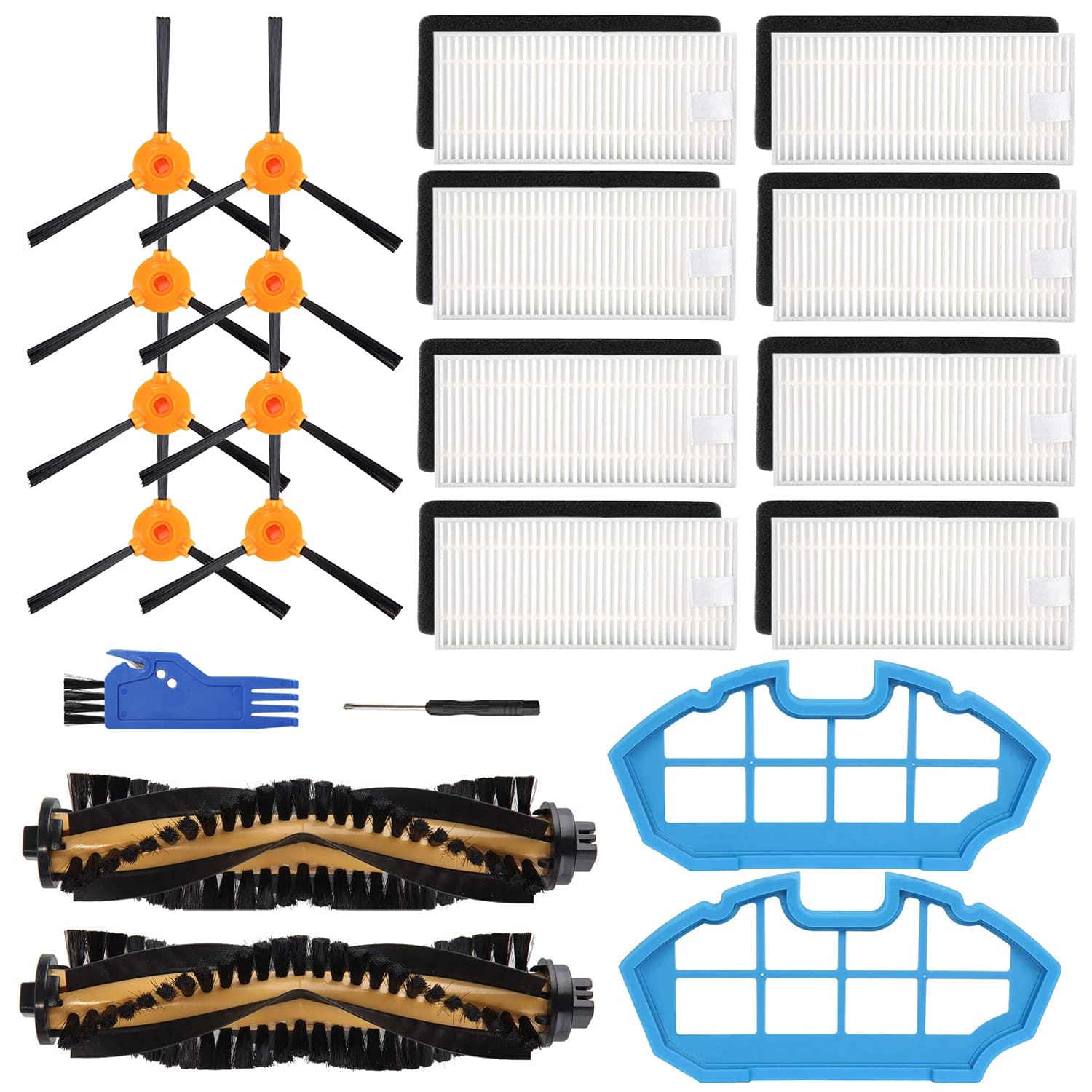 Replacement Parts and Accessories Kit for Ecovacs Deebot N79 N79S DN622 500 N79W Yeedi K600 K700 Robotic Vacuum Cleaner