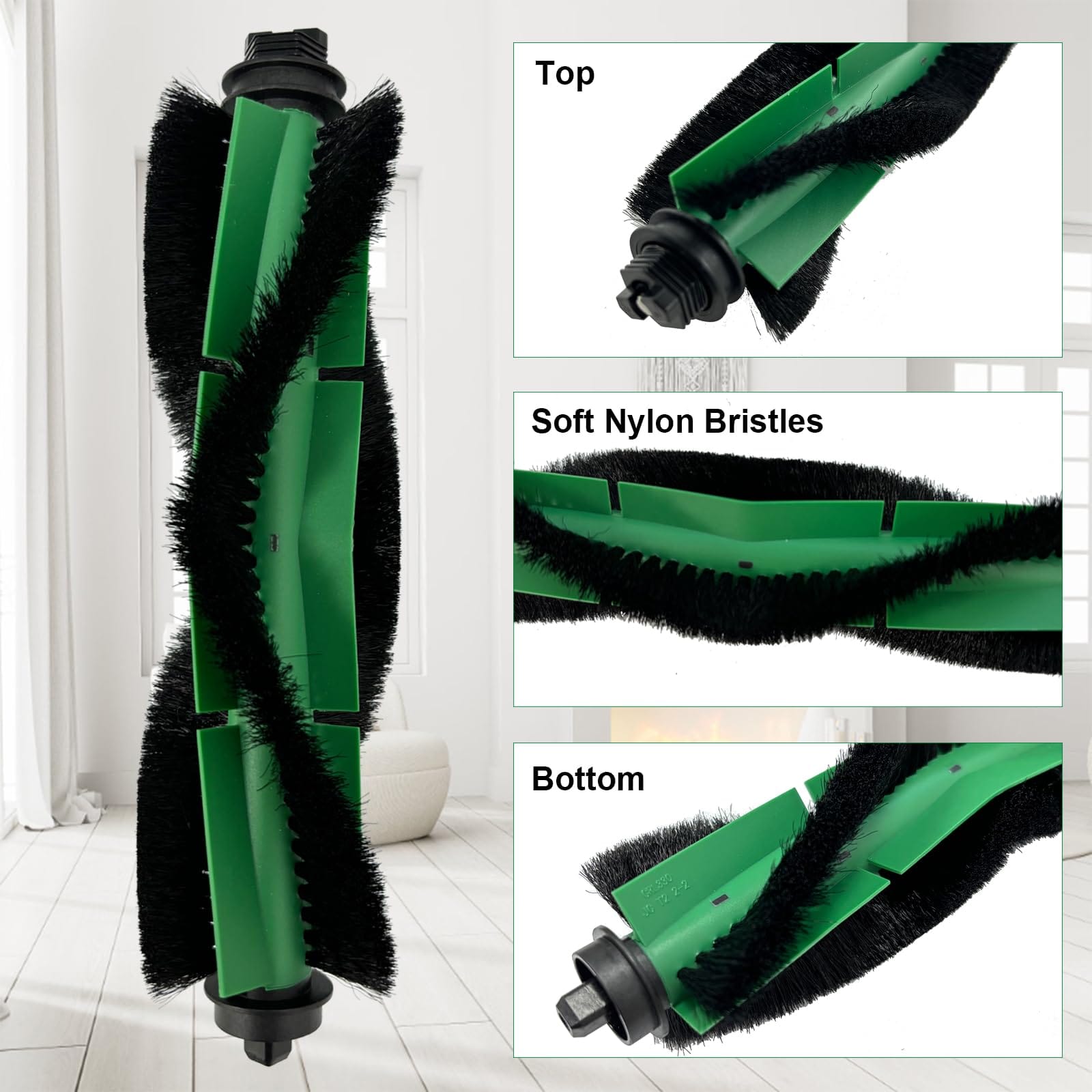 14 Pack Replacement Parts Kit for iRobot Roomba Combo Q0120, Y0140, Y0110, Q011 Robot Vacuum Cleaner - Main Brush, Side Brushes, HEPA Filters, Mop Cloth, Cleaning Brush - Review Image 4