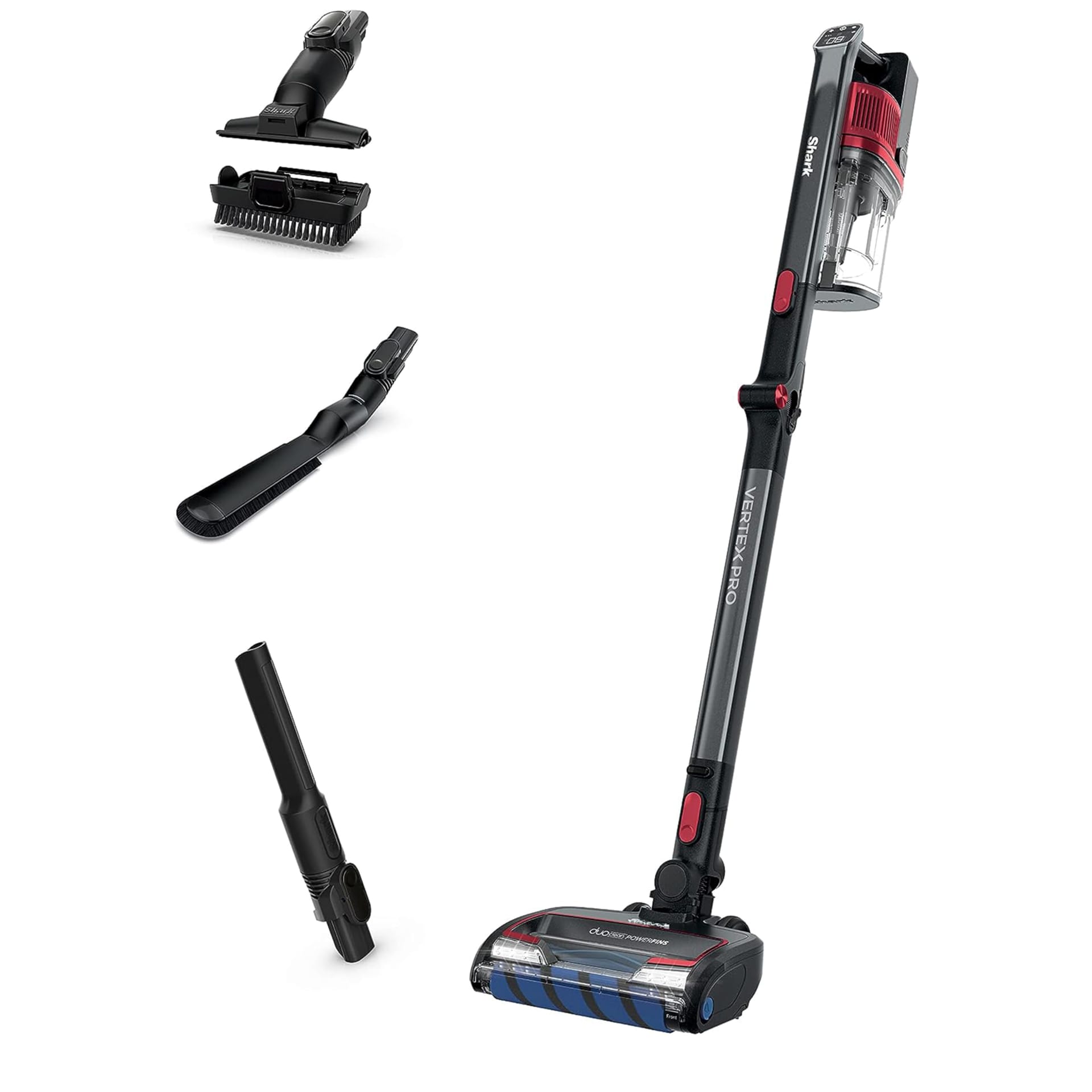 Lightweight Cordless Stick Vacuum with DuoClean PowerFins and HEPA Filtration, Shark Vertex Pro