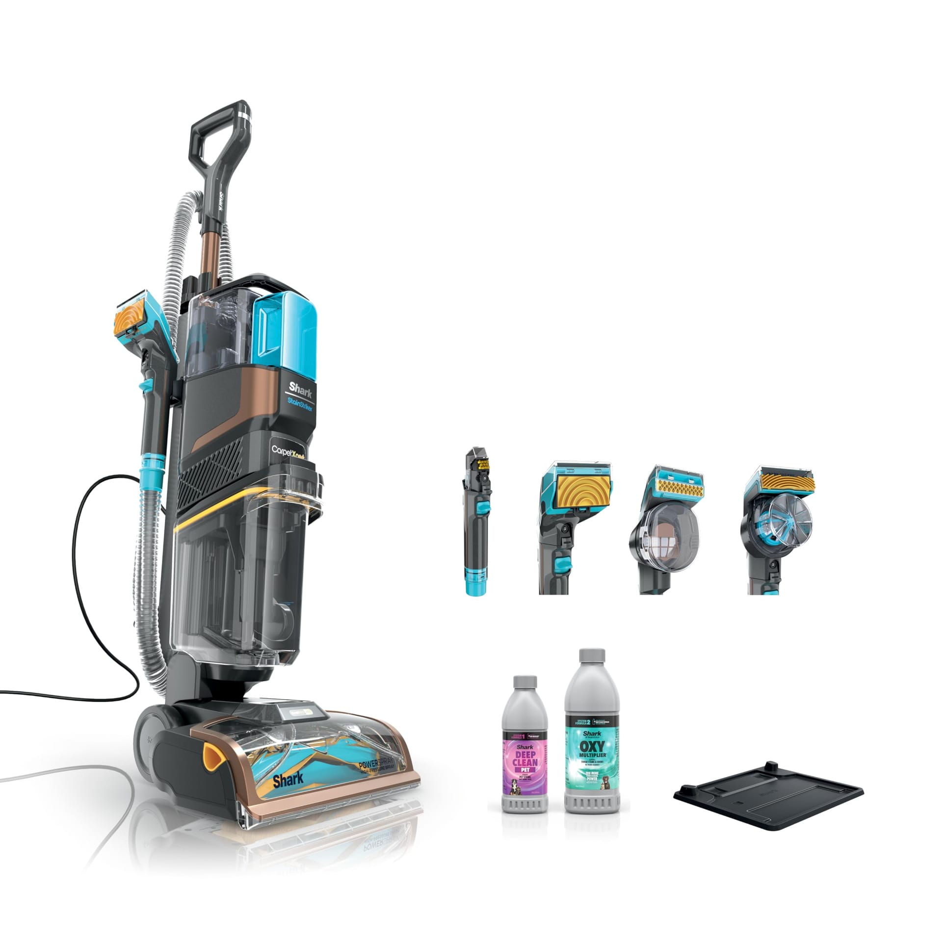 Shark Carpetxpert Hairpro Upright Deep Carpet Cleaner with Stainstriker