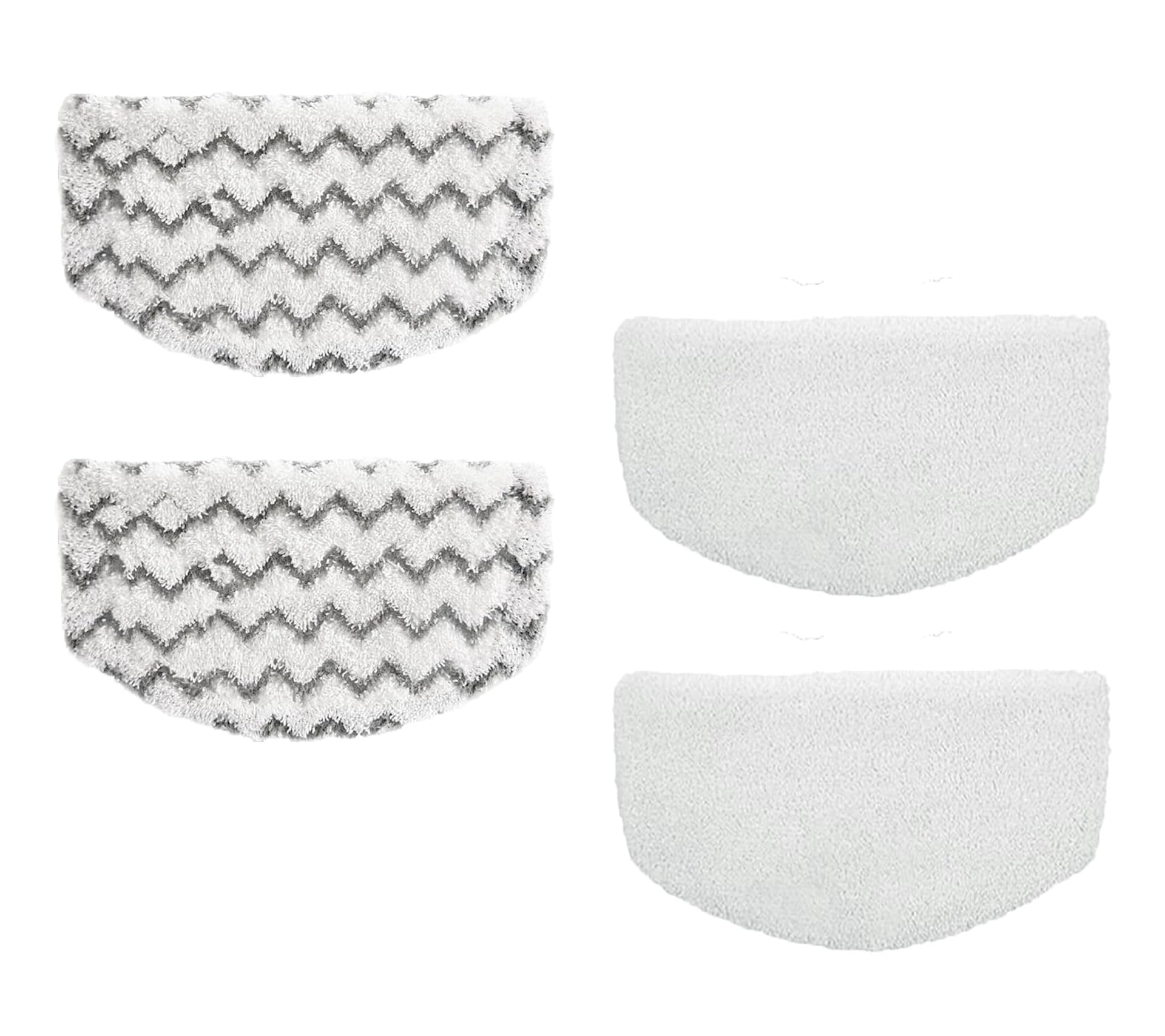 4 Pack Washable Reusable Replacement Steam Mop Pads for Bissell Powerfresh Steam Mop 1940 Series