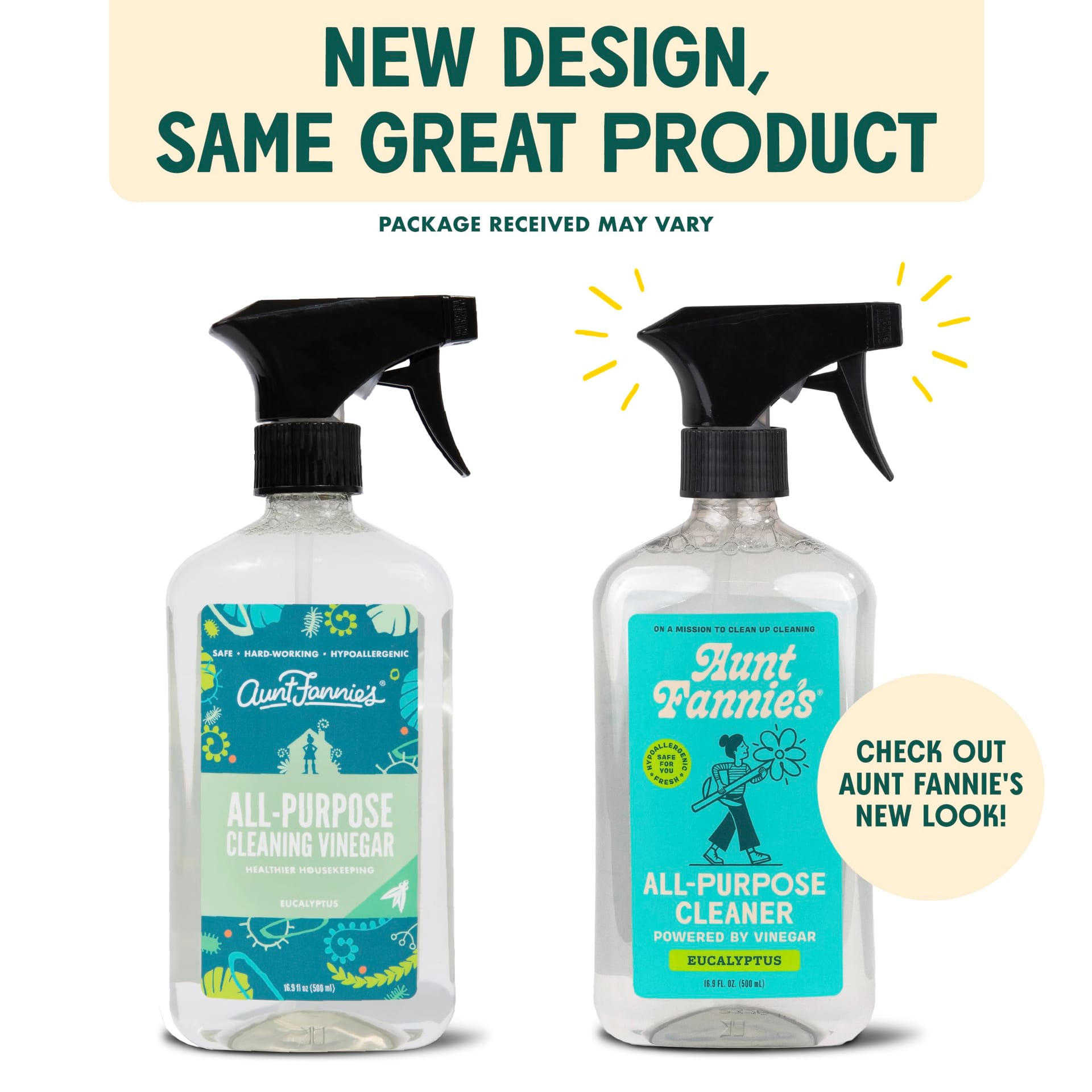 Aunt Fannie's Eucalyptus Multi-Surface Vinegar Cleaning Kit: All-Purpose Spray, Wipes, & Floor Cleaner Bundle - Review Image 2