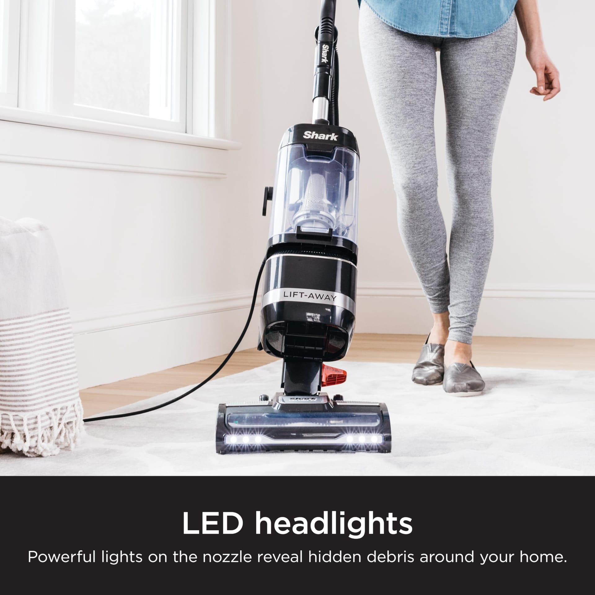 Shark Navigator ADV Vacuum with Self-Cleaning Brushroll, HEPA Filter, Powerful Pet Hair Pickup - Lift-Away Upright, Black - Review Image 2