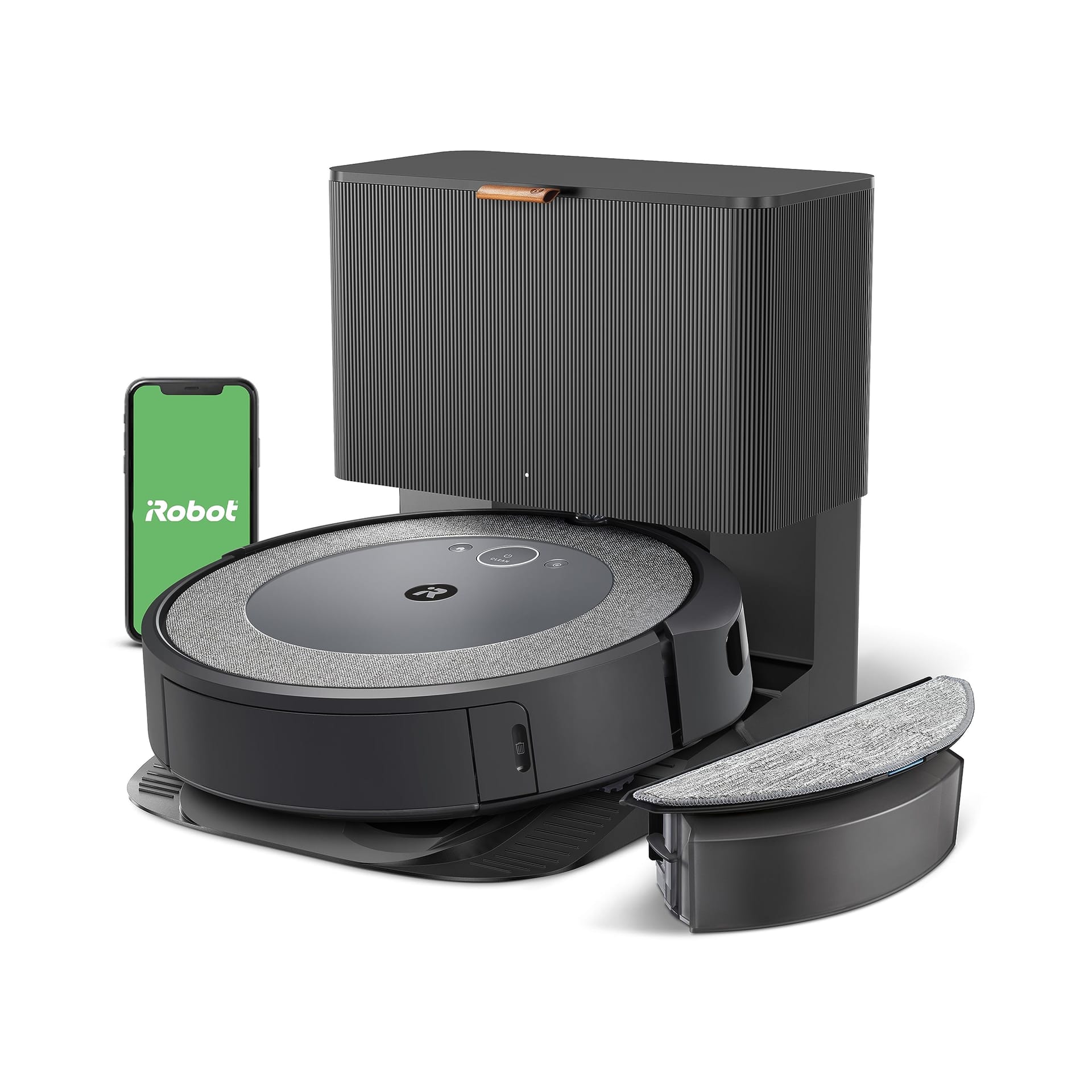 iRobot Roomba Combo i5+ Self-Emptying Robot Vacuum and Mop for Hardwood Floors, Works with Alexa, Personalized Cleaning OS