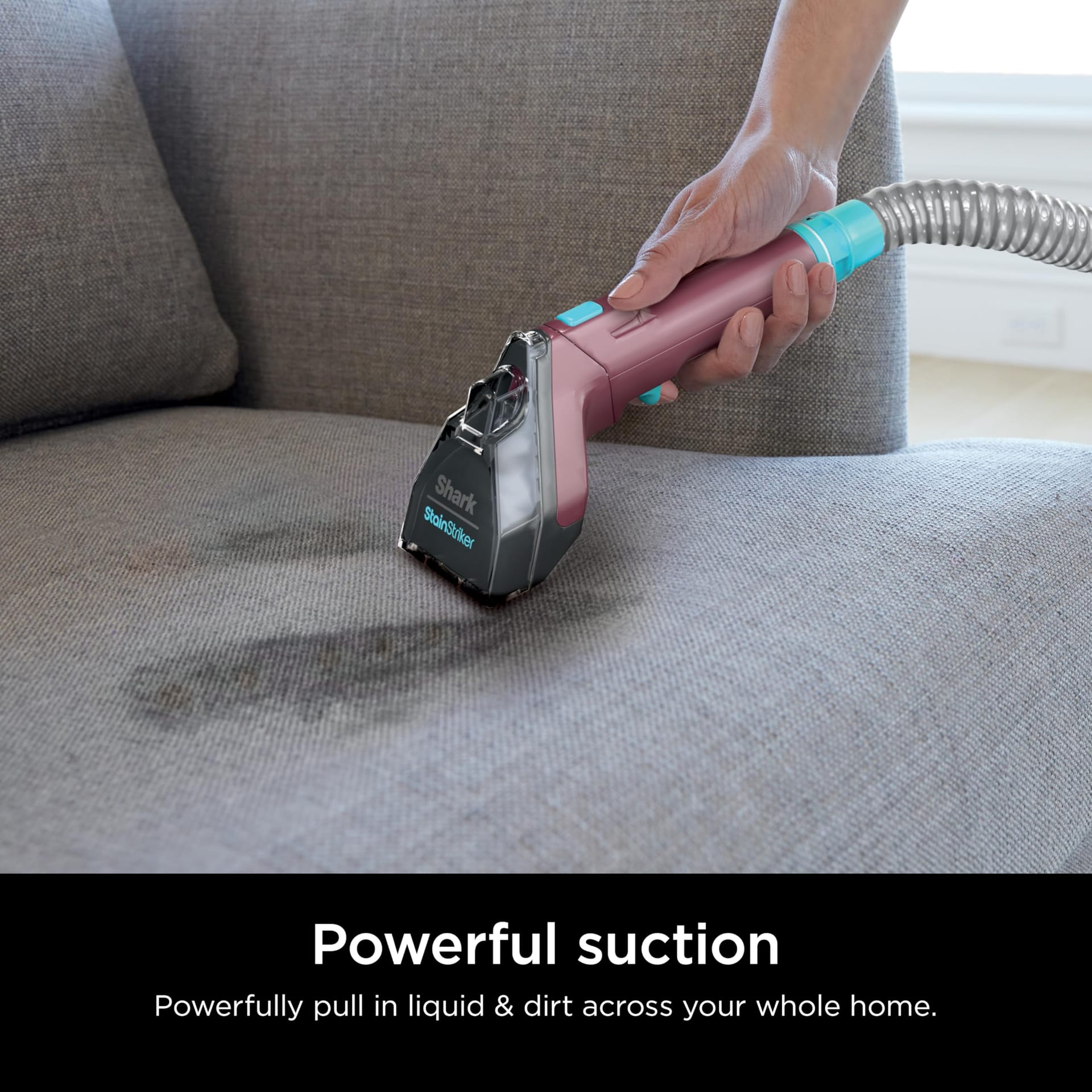 Shark Stainstriker Portable Carpet Cleaner Machine with Dual-Activated Solutions – Perfect for Pet Hair and Tough Stains, Burgundy - Review Image 3