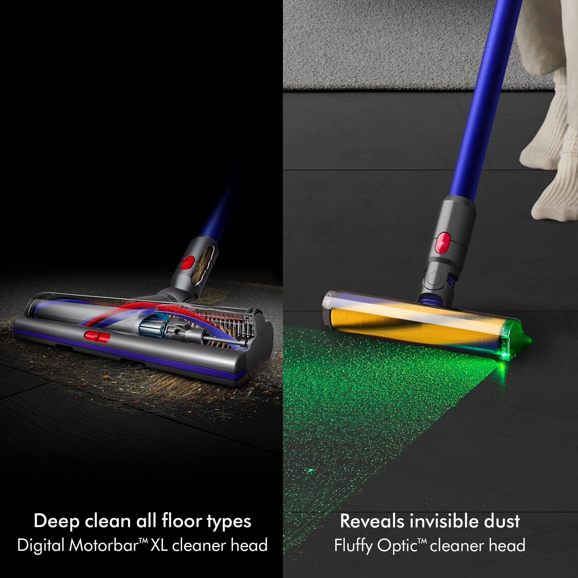 Dyson Gen5Outsize Cordless Vacuum Cleaner, Nickel/Blue - Powerful Cordless Stick Vacuum with HEPA Filtration - Review Image 5