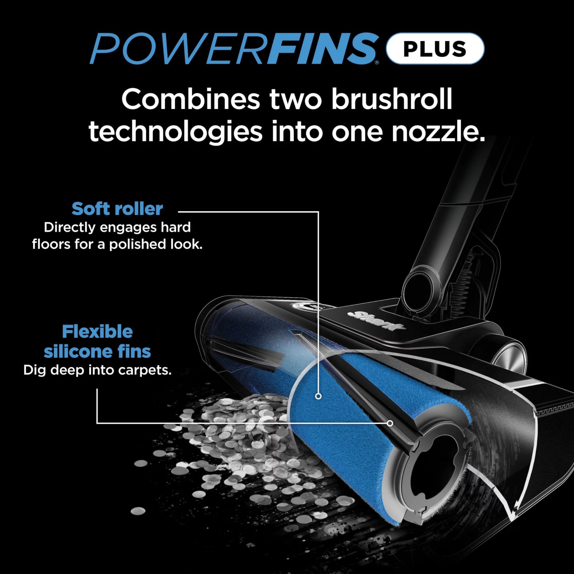 Renewed Shark Cordless Vacuum with Clean Sense IQ and PowerFins Plus Brushroll - Up to 40 Min Runtime, Pet Hair Vacuum, Mojito Color - Review Image 3