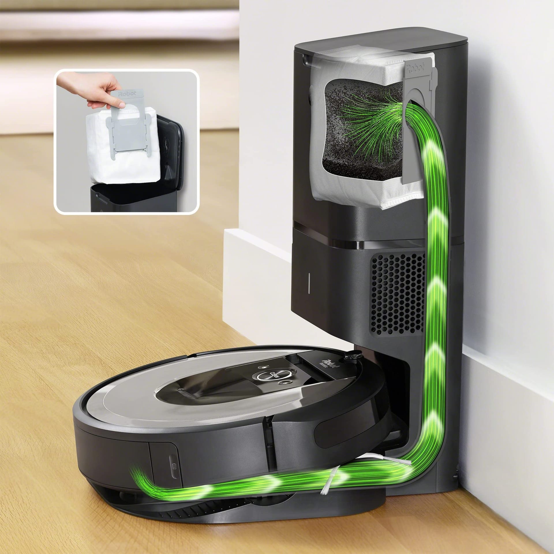 iRobot Roomba Clean Base Dirt Disposal Bags - 3 Pack (Pack of 1) Compatible with i, j, s Series Models - Review Image 3