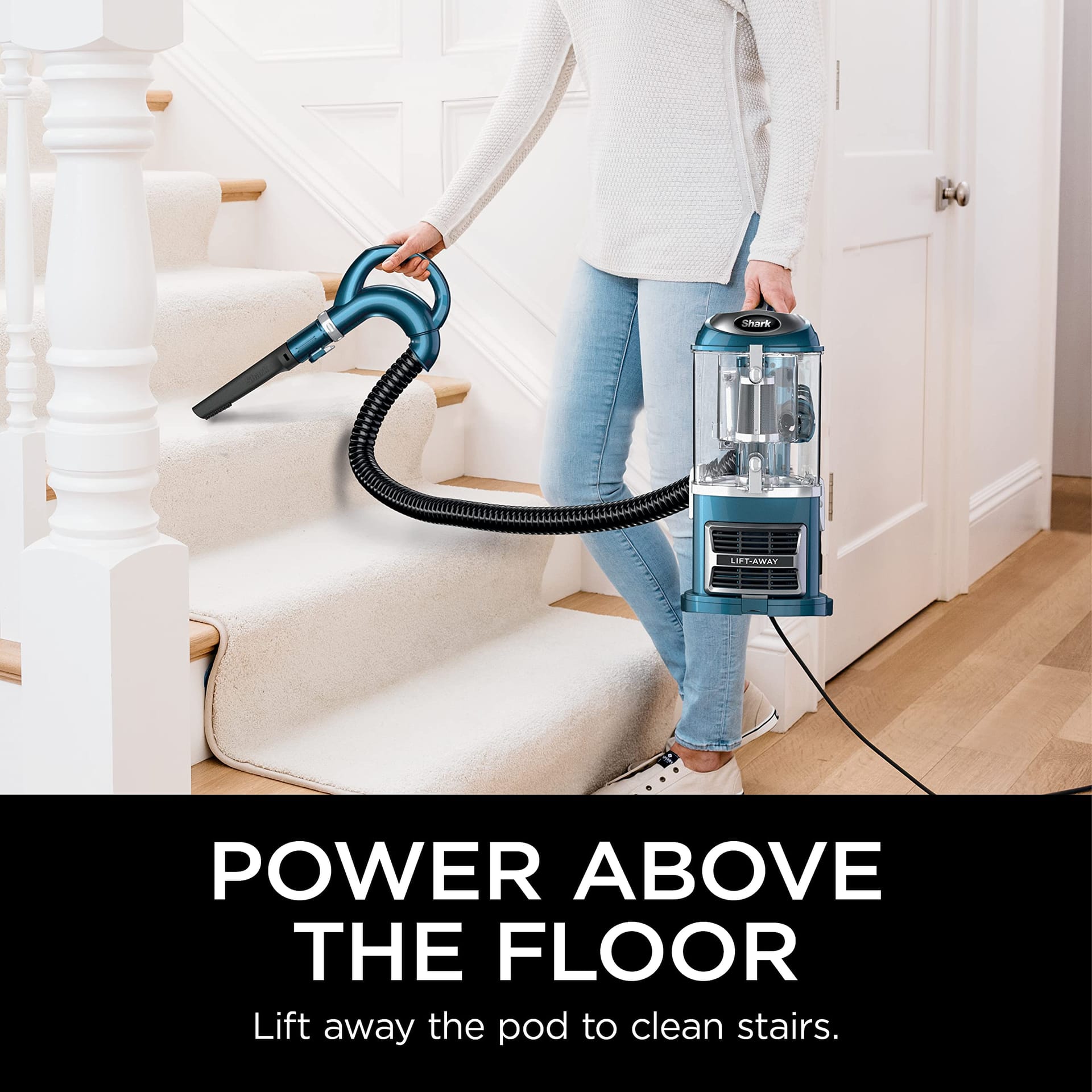 Shark Navigator Lift-Away Upright Vacuum with Self-Cleaning Brushroll, HEPA Filter, Swivel Steering - Perfect for Pet Hair & Multi-Surface Cleaning - Review Image 2