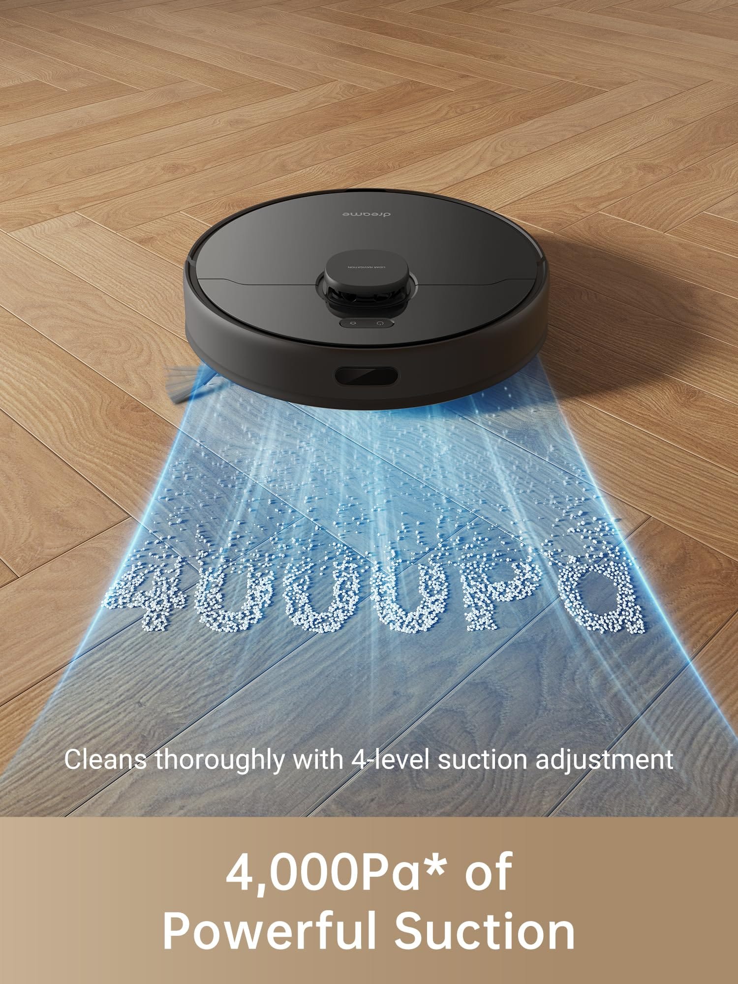 Powerful Dreame D9 Max Robot Vacuum and Mop Combo with Lidar Navigation, 4000Pa Suction, 180Mins Runtime - Smart 2-in-1 Sweep and Mop, Alexa Compatible - Review Image 2