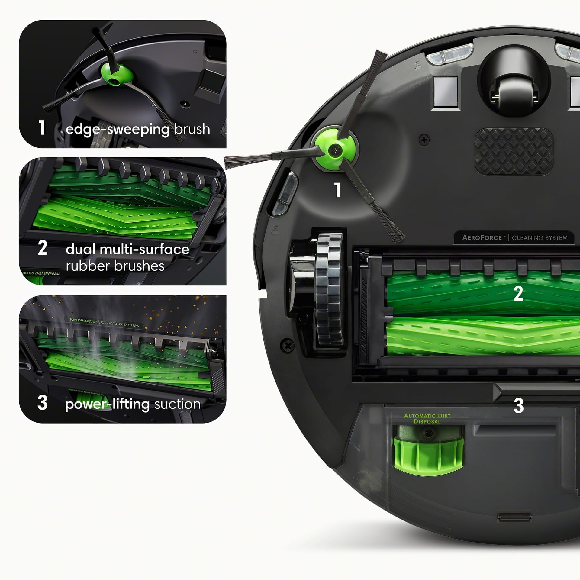 iRobot Roomba i3+ Evo (3554) HEPA Filter Robot Vacuum With Self-Emptying Base**

**DESCRIPTION:**
Upgrade to the intelligent iRobot Roomba i3+ Evo robot vacuum, now equipped with HEPA filter technology and a self-emptying base system that can handle debris disposal for up to 60 days. With precision and efficiency, the Roomba i3+ Evo learns and maps your home room-by-room, allowing you to customize cleaning schedules and prioritize specific areas. Its 10X power-lifting suction and advanced 3-stage cleaning system ensure a thorough clean on various floor types, while the Dirt Detect Technology targets and tackles dirtier spots effortlessly.

Experience the convenience of on-demand cleaning with compatibility with Google Assistant and Alexa—just command your Roomba to target specific messes in real-time. The iRobot OS empowers the Roomba i3+ Evo with personalized cleaning suggestions, adapting to your lifestyle and routines for a seamless cleaning experience. Perfect for pet owners, the Dual Multi-Surface Rubber Brushes effectively handle pet hair without tangling, offering a hassle-free cleaning solution.

Enjoy a hassle-free setup with the iRobot Home app and complete control over your cleaning preferences. With the Roomba i3+ Evo, cleaning becomes a hands-free task, allowing you more time to indulge in activities you love.ść - Review Image 2