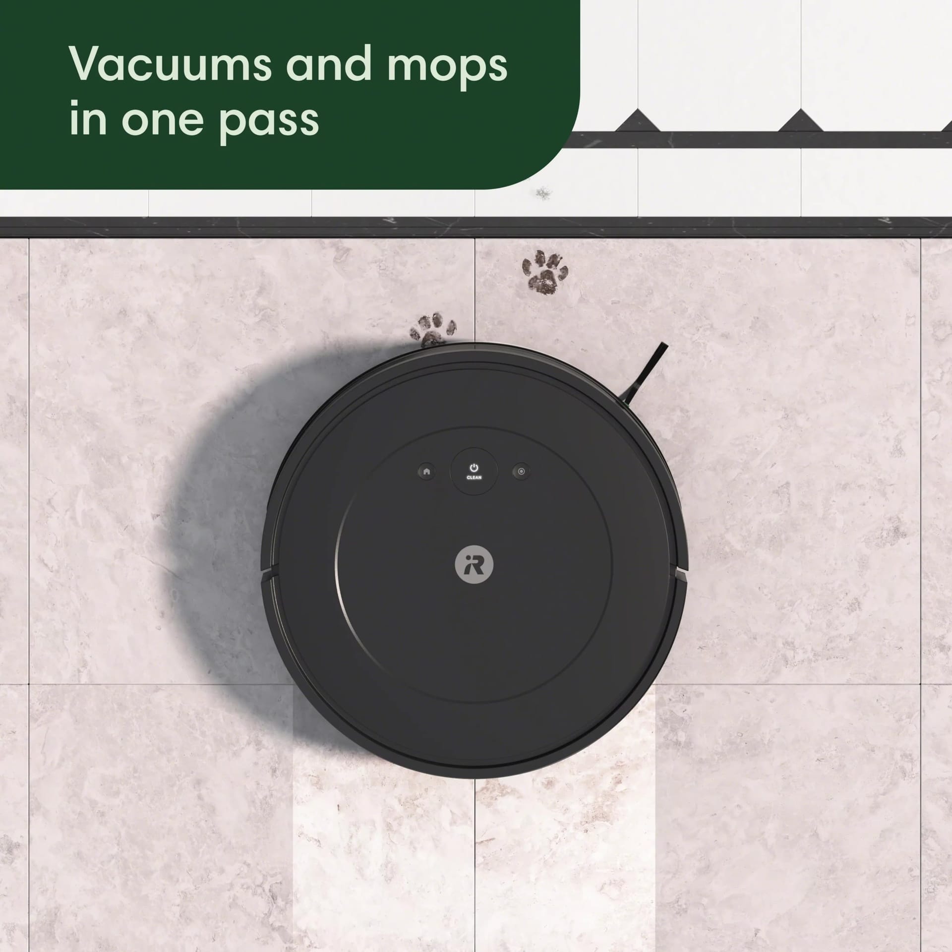 iRobot Roomba Combo Robot Vacuum & Mop (Y0110) | Power-Lifting Suction, Multi-Surface Cleaning | Alexa Compatible - Review Image 4