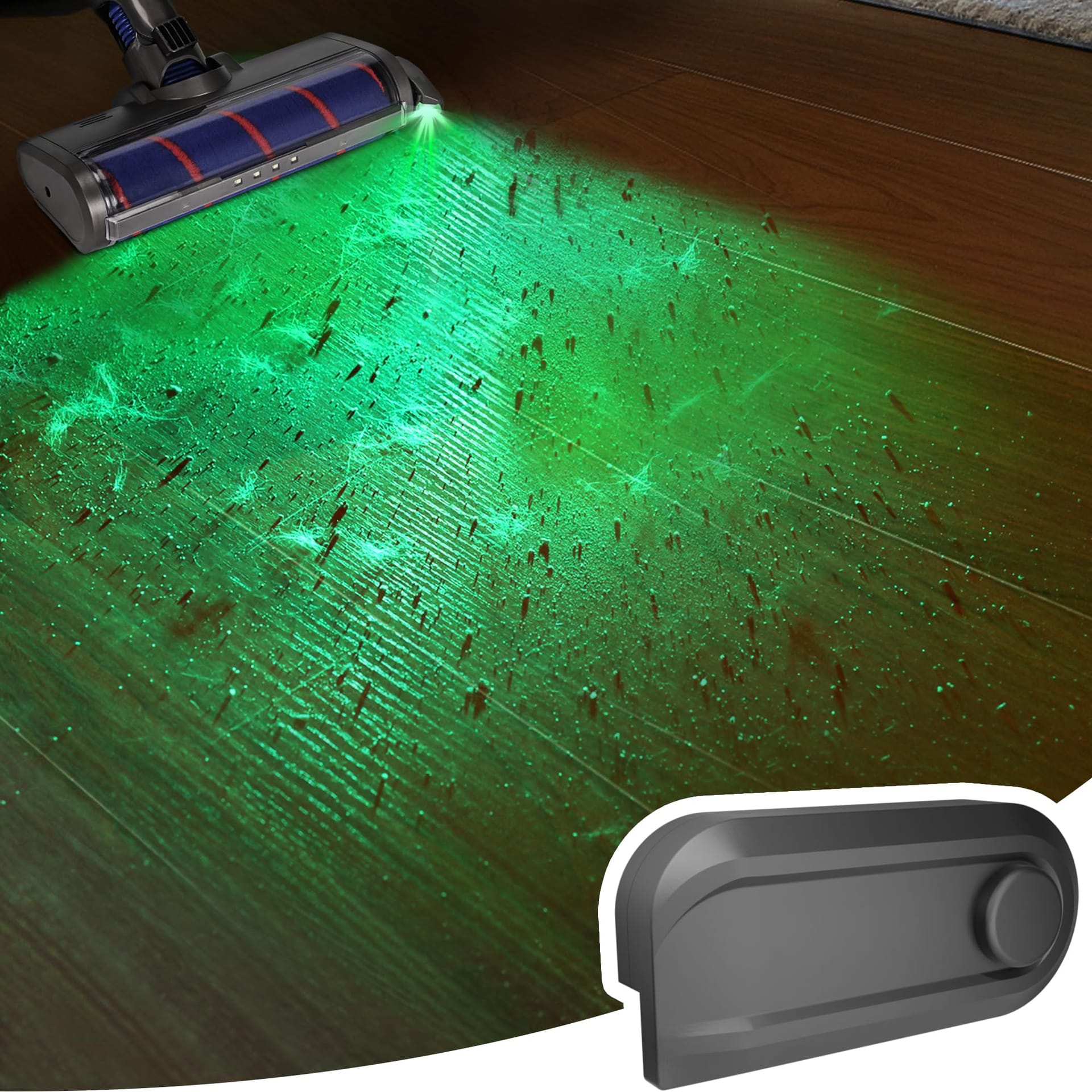 Universal Rechargeable Vacuum Cleaner Dust Display Light for Pet Hair Detection