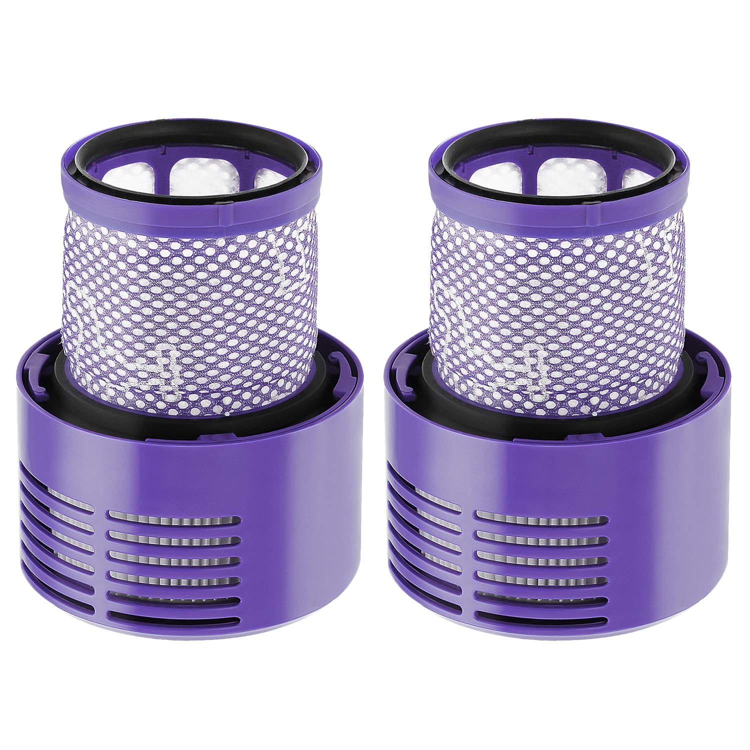 2-Pack Replacement V10 Vacuum Filters for Dyson Cyclone Series - Compatible with Cyclone V10 Absolute, Animal, Motorhead, Total Clean - Replaces Part # 969082-01 (Not Compatible with Dyson V11)