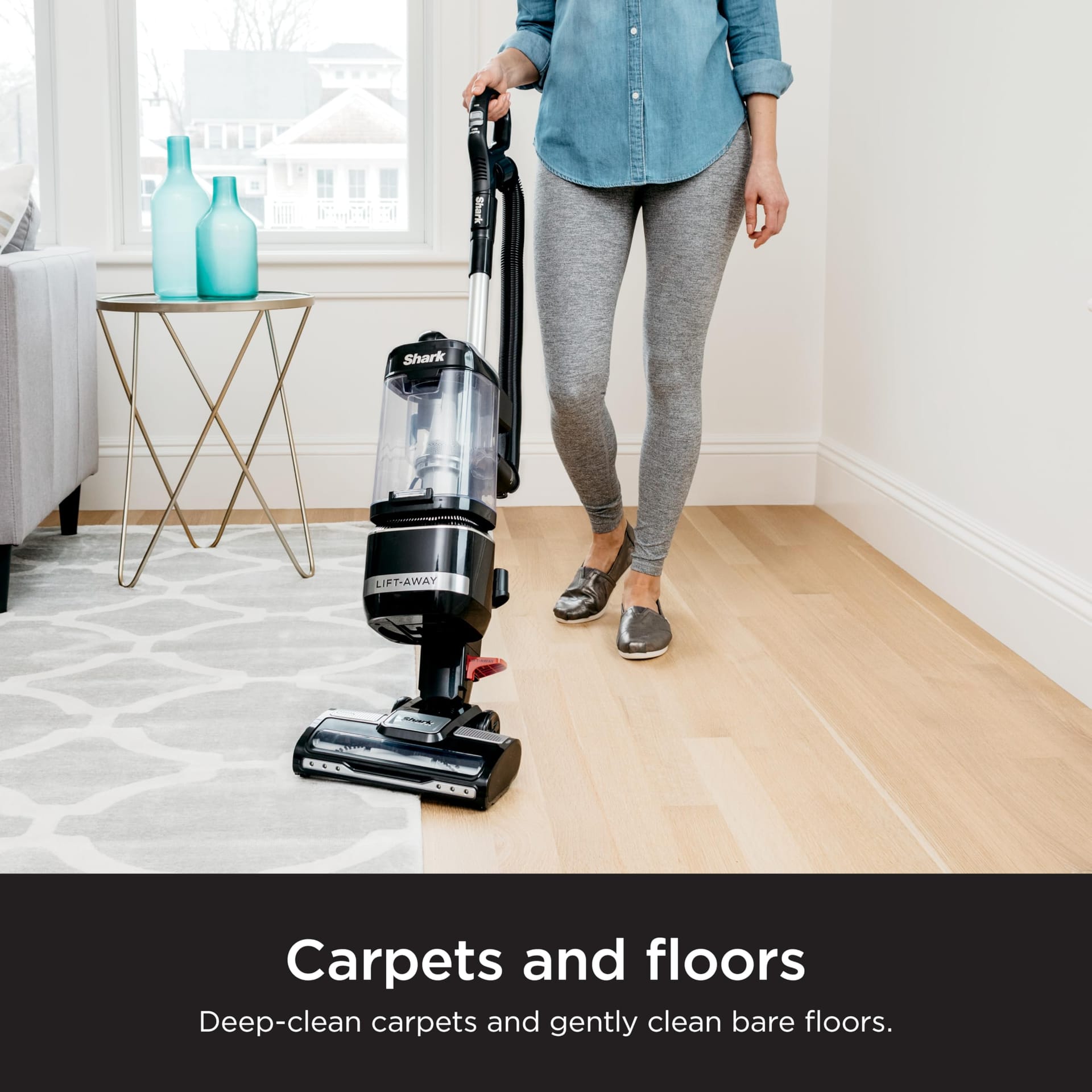 Shark Navigator ADV Vacuum with Self-Cleaning Brushroll, HEPA Filter, Powerful Pet Hair Pickup - Lift-Away Upright, Black - Review Image 4