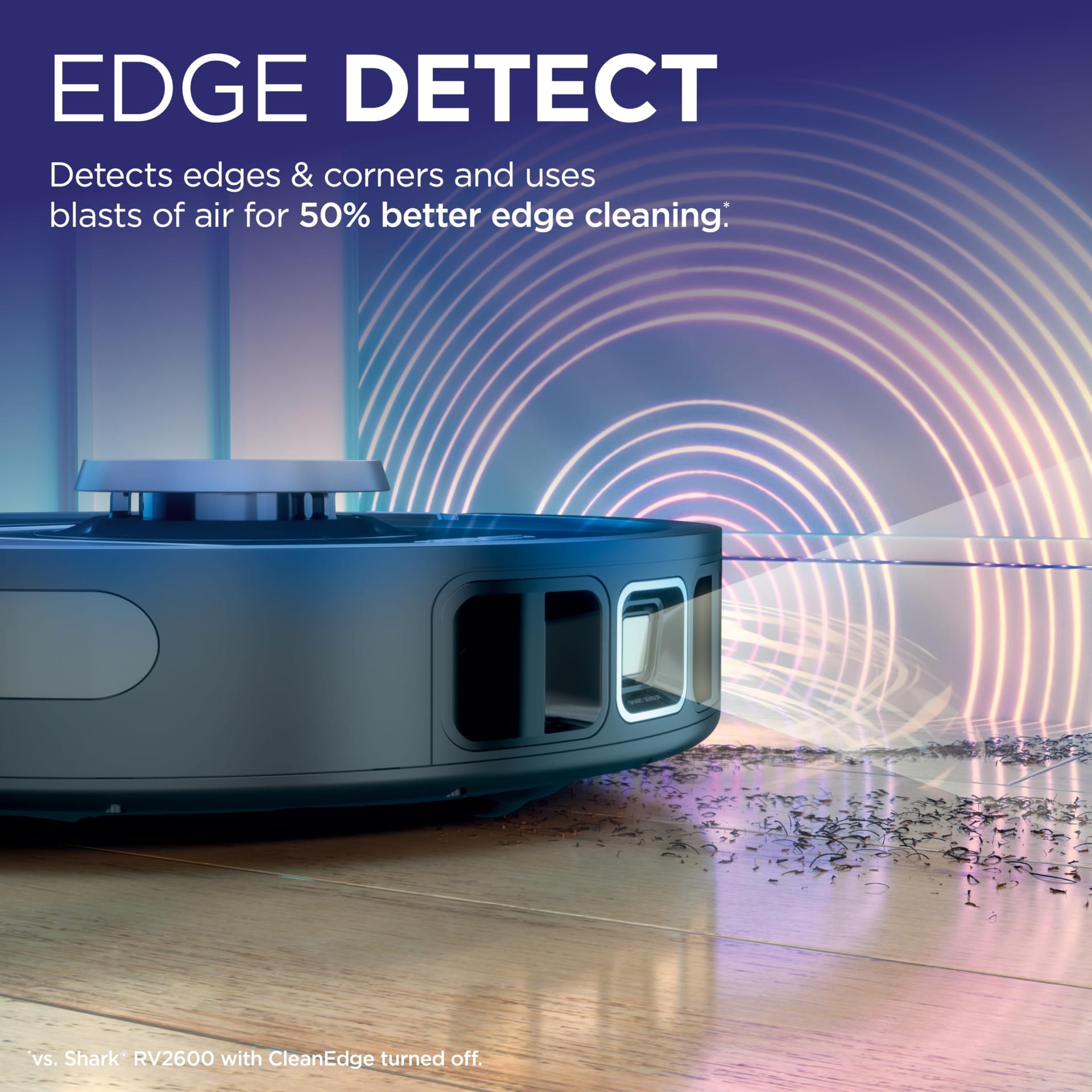 Shark PowerDetect Self-Empty Robot Vacuum with NeverStuck Technology, Auto Deep-Clean Carpets & Hardfloors, HEPA Filtration, Pet Hair Remover, WiFi-Enabled - Black - Review Image 3