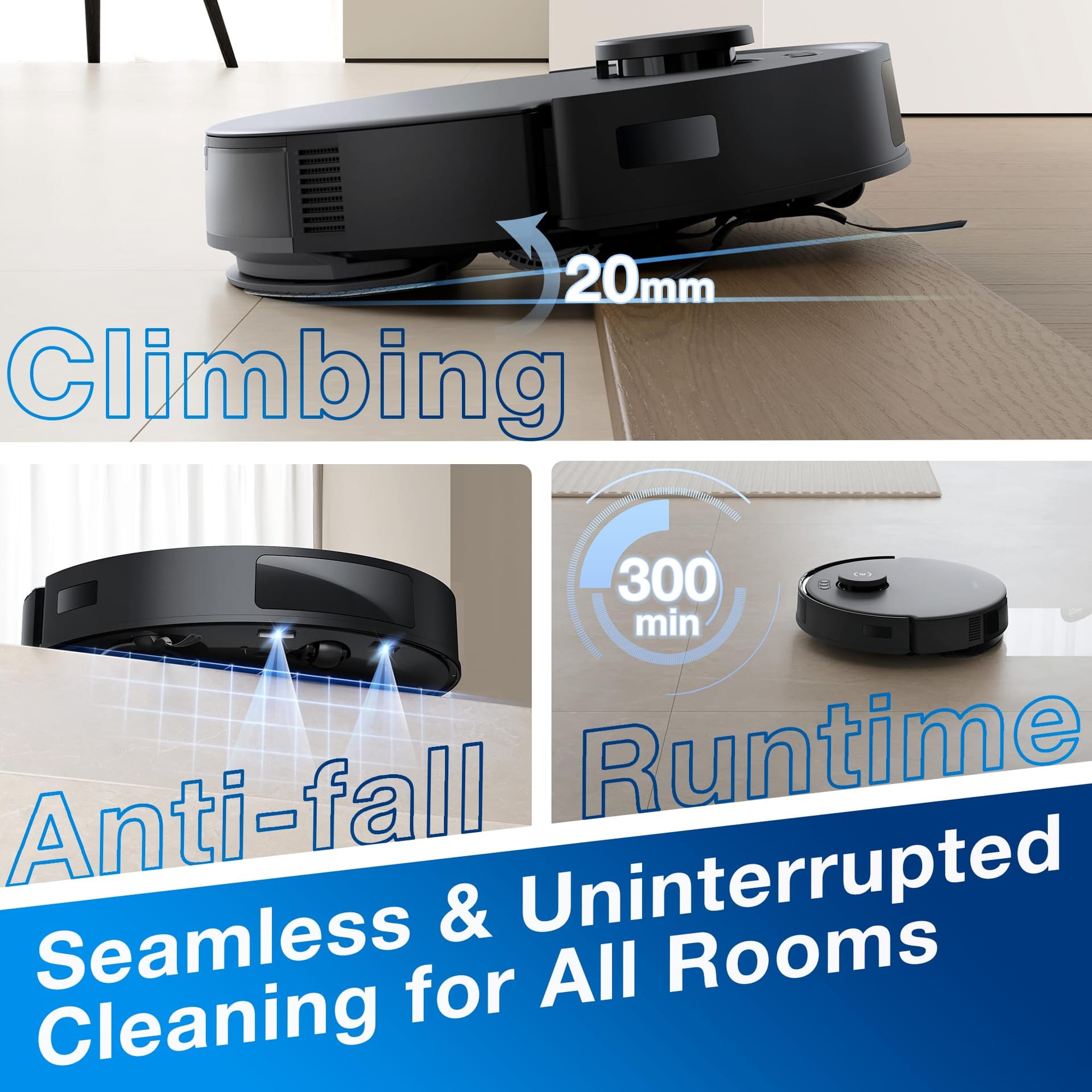Ecovacs Deebot N20 Plus Bagless Self Emptying Robot Vacuum and Mop - 8000Pa Suction, Anti-Tangle, 45-Day Capacity - Review Image 5