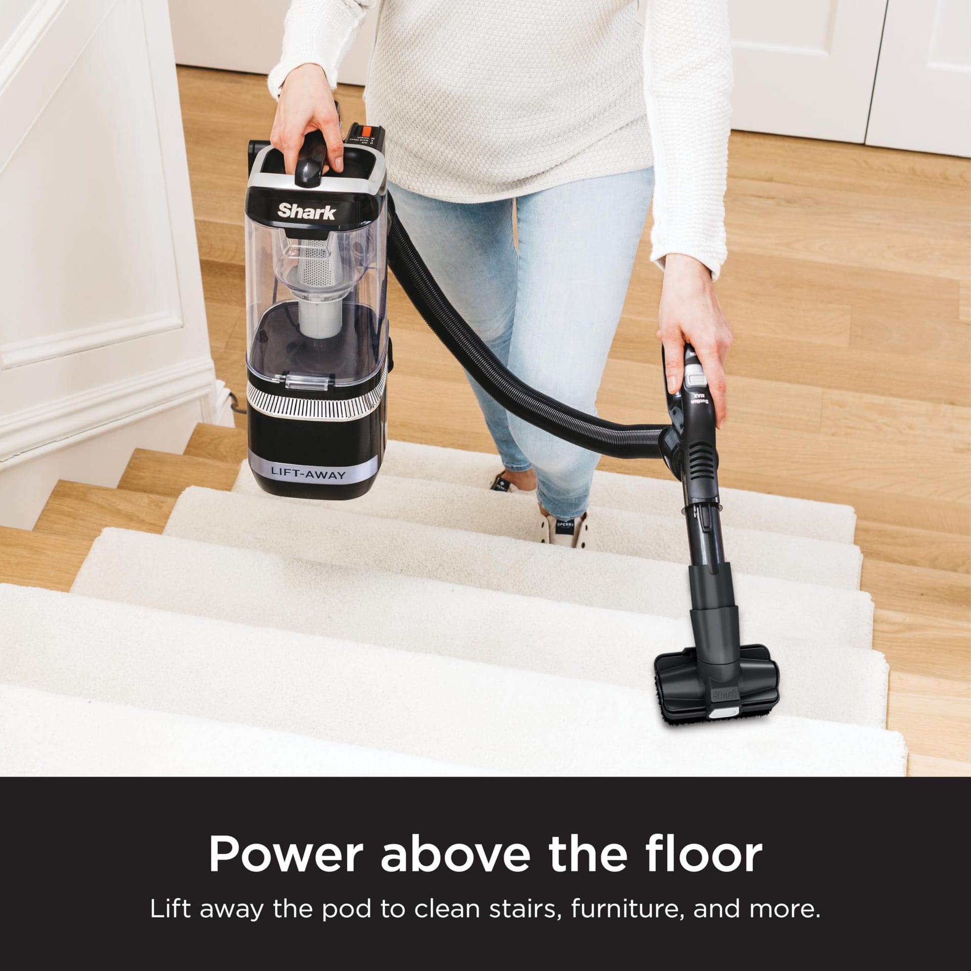 Shark Navigator ADV Vacuum with Self-Cleaning Brushroll, HEPA Filter, Powerful Pet Hair Pickup - Lift-Away Upright, Black - Review Image 5