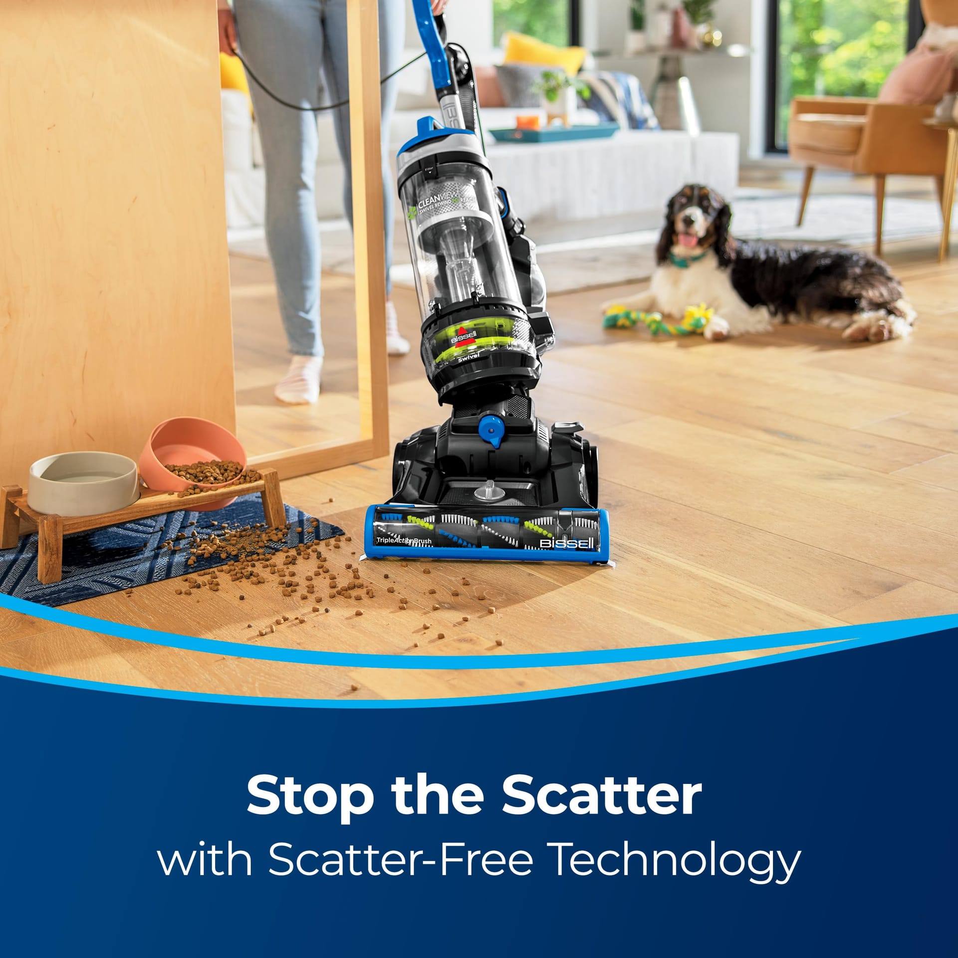 Bissell Cleanview Swivel Rewind Pet Reach Vacuum Cleaner with Automatic Cord Rewind and Quick Release Wand - Review Image 5