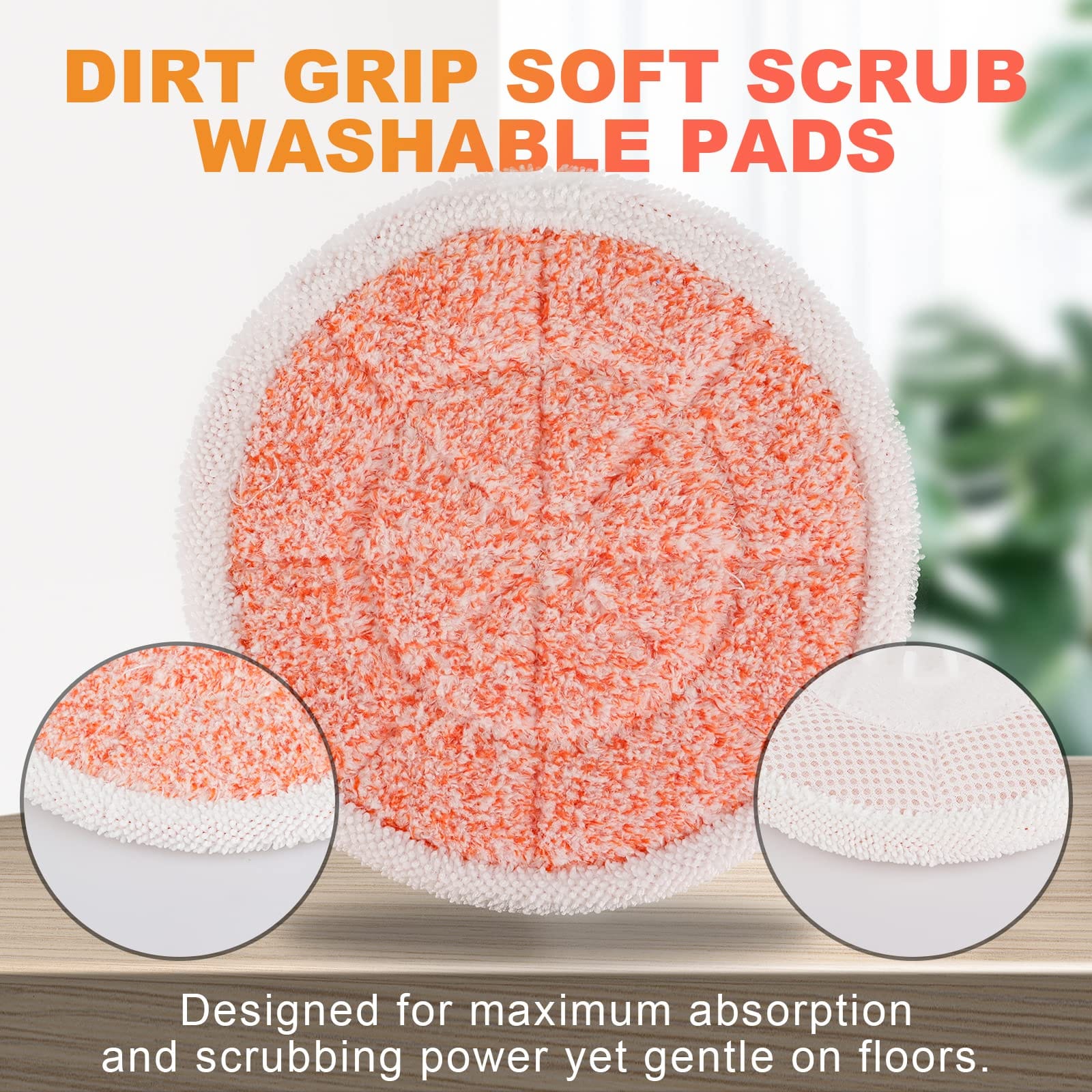 Shark S7000 Series Steam Mop Replacement Pads - 6 Pack Reusable Mop Head Refill - Review Image 5