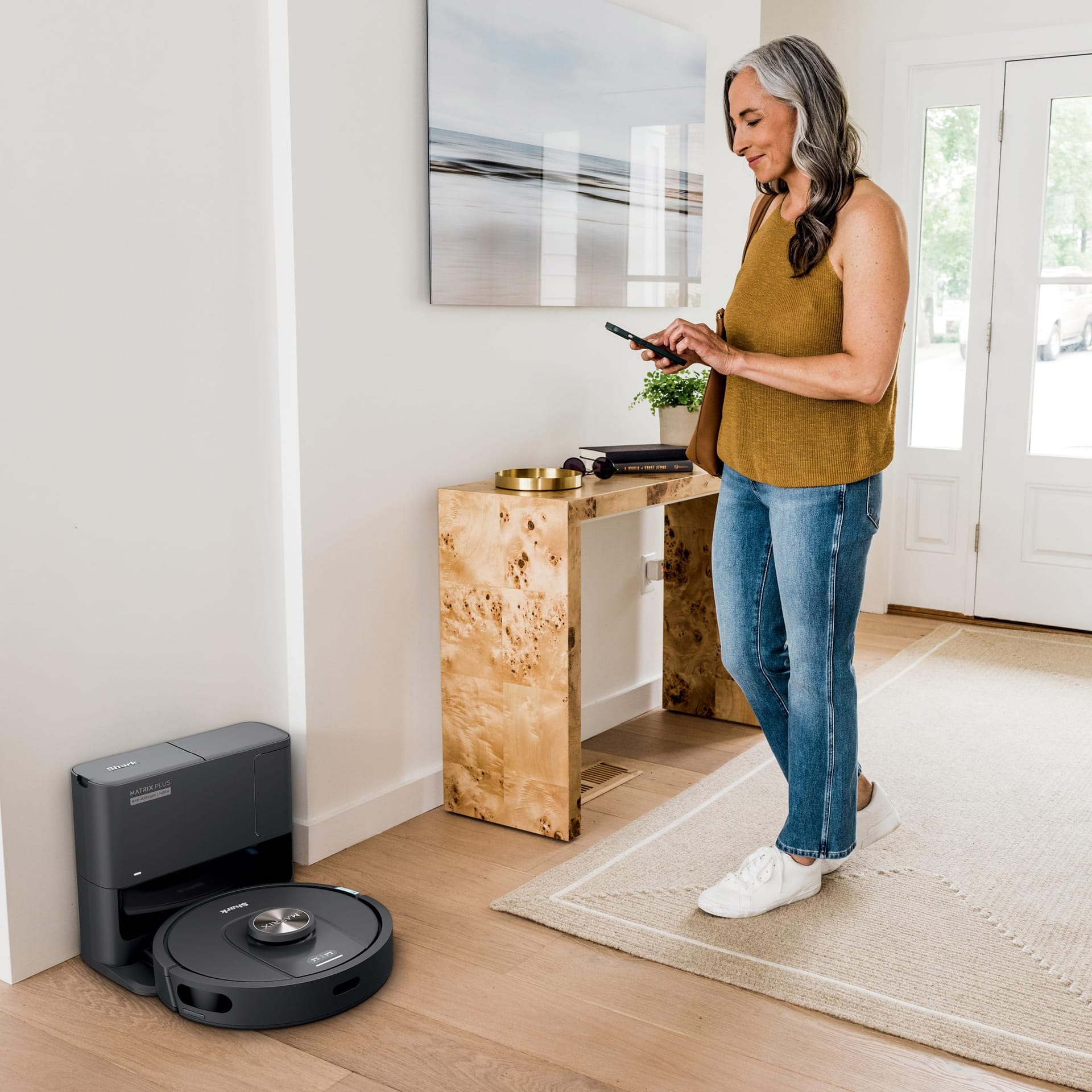 Shark UR2360S Ultra Robot Vacuum with Matrix Clean, Self-Empty Base, Self-Cleaning Brushroll, Wifi, Black (Renewed) - Review Image 3