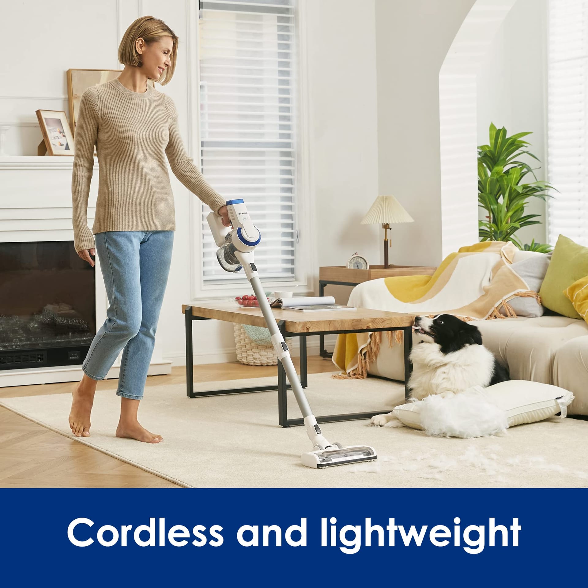 Lightweight Cordless Stick Vacuum Cleaner - Tineco A10 Essentials with Powerful Suction and LED Headlights - Review Image 2