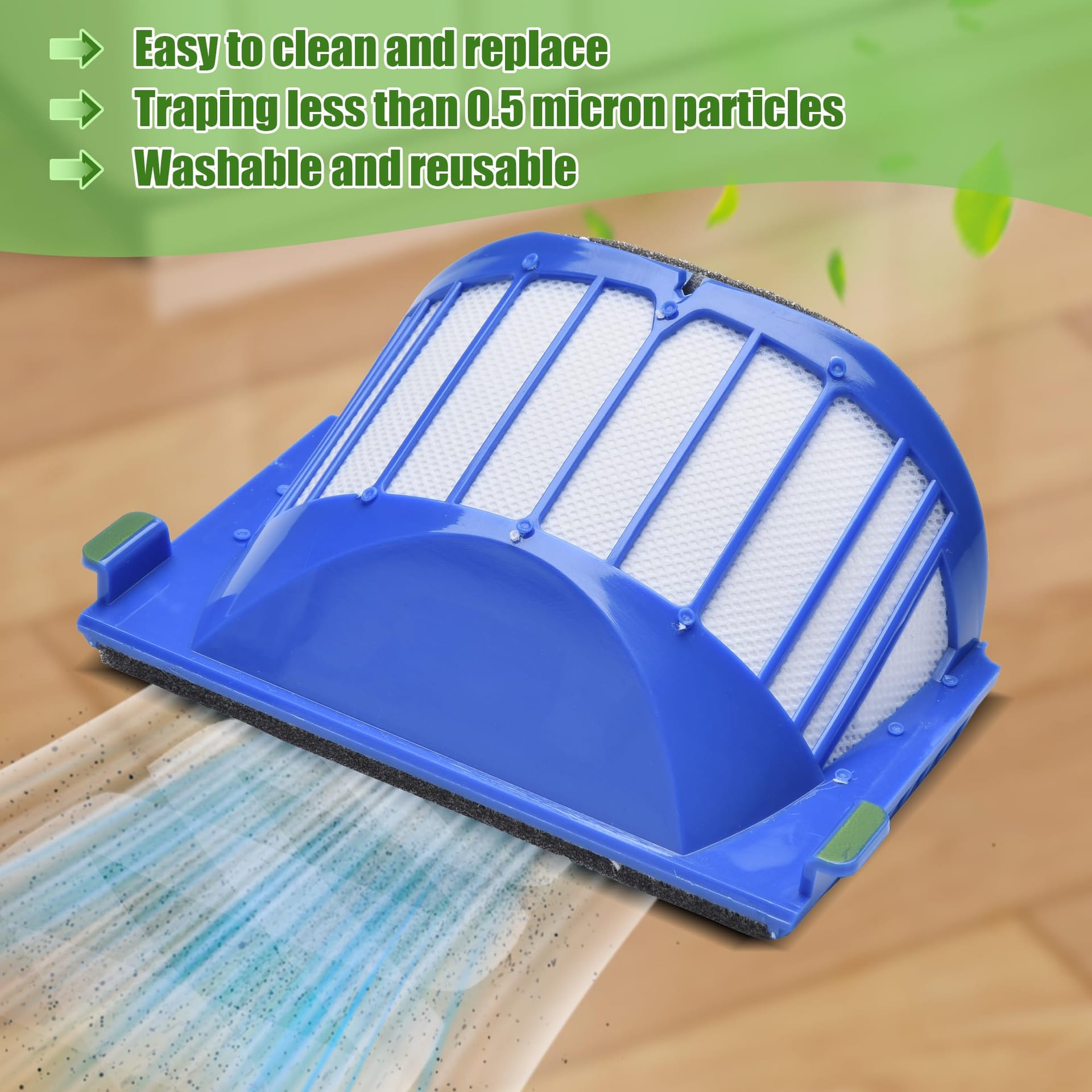 Replacement Accessories Kit for iRobot Roomba 600 & 500 Series Vacuum Cleaners - Filters, Side Brushes, and Bristle/Flexible Beater Brushes - Review Image 3