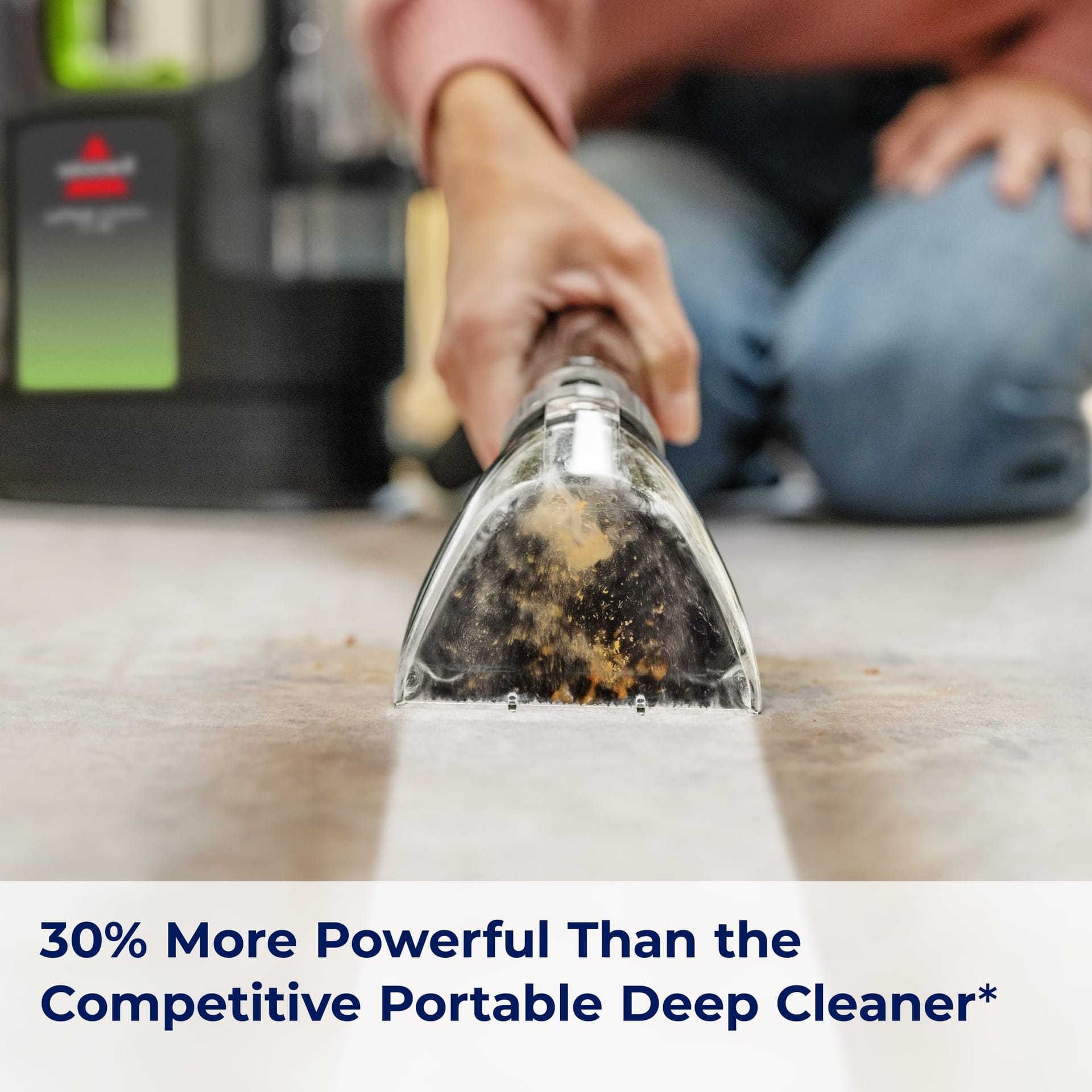 Bissell® Little Green® Max Pet Portable Carpet & Upholstery Deep Cleaner with Self-Cleaning Tough Stain Tool - Review Image 3