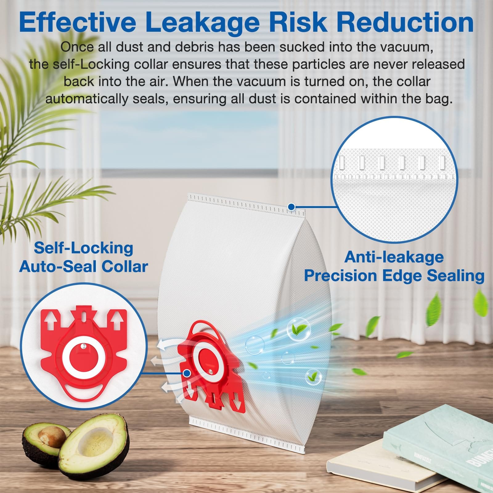 20 Pack 3D Airclean FJM Vacuum Cleaner Bags for Miele FJM Compatible Models, Replaces Part 10123220 - Review Image 5
