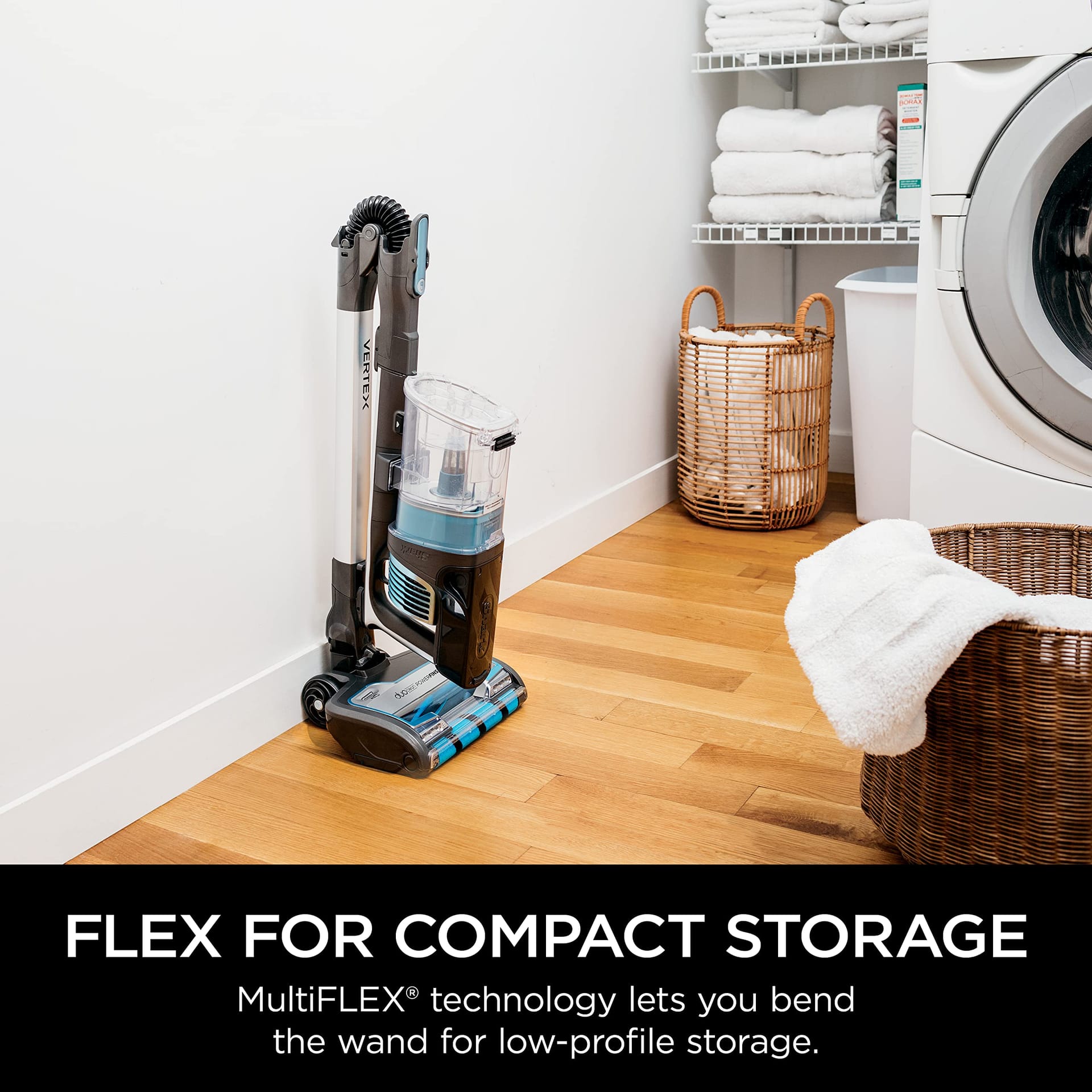 Shark Vertex Ultra Lightweight Cordless Stick Vacuum with DuoClean PowerFins, Pet Multi-Tool, Anti-Allergen, Flex, 60 Min Runtime - Blue - Review Image 5