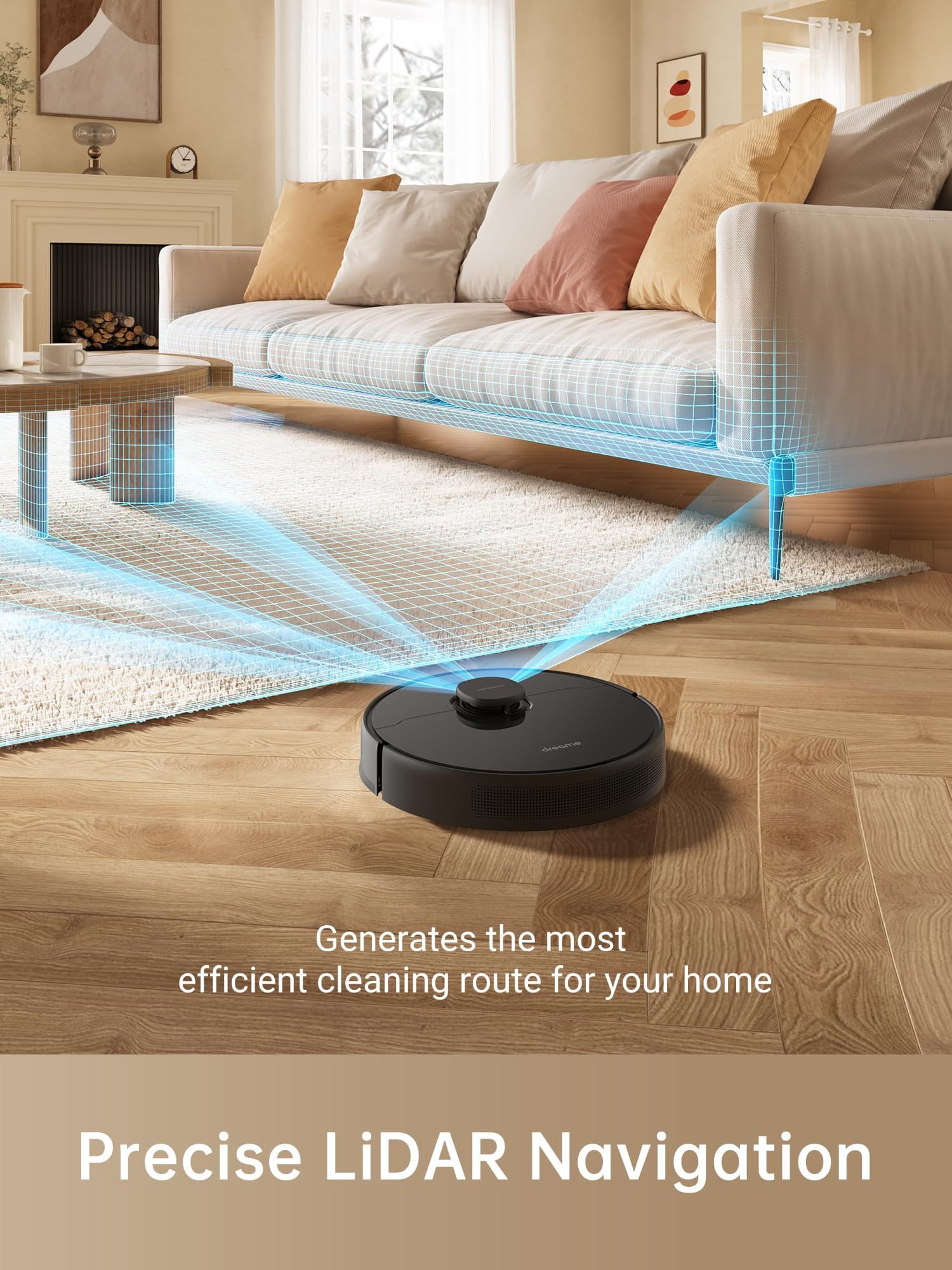 Powerful Dreame D9 Max Robot Vacuum and Mop Combo with Lidar Navigation, 4000Pa Suction, 180Mins Runtime - Smart 2-in-1 Sweep and Mop, Alexa Compatible - Review Image 3