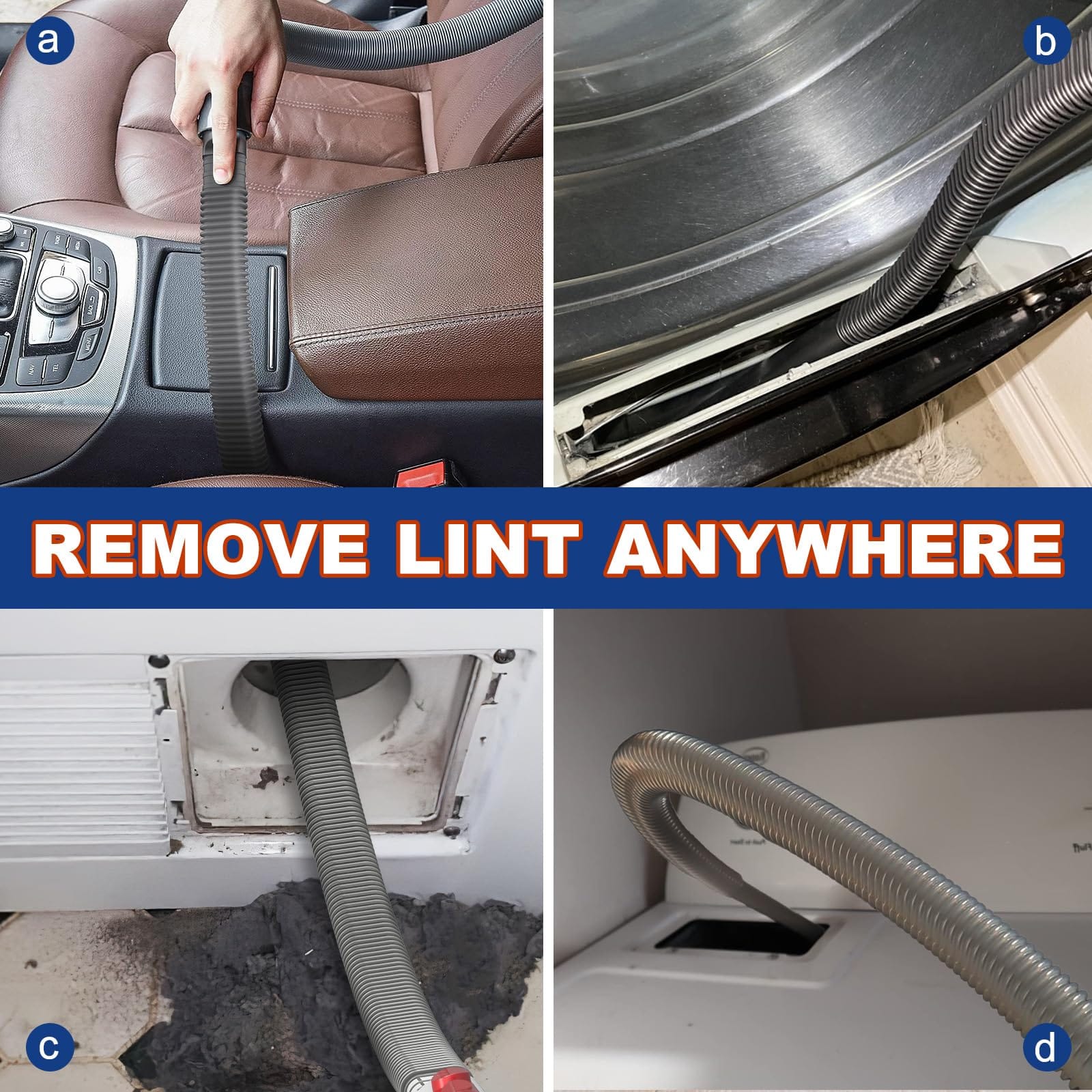 Sealegend Dryer Vent Cleaner Kit for Dyson V7 V8 V10 V11 V12 V15 Cordless Stick Vacuum, Removes Deep Lint - Review Image 3