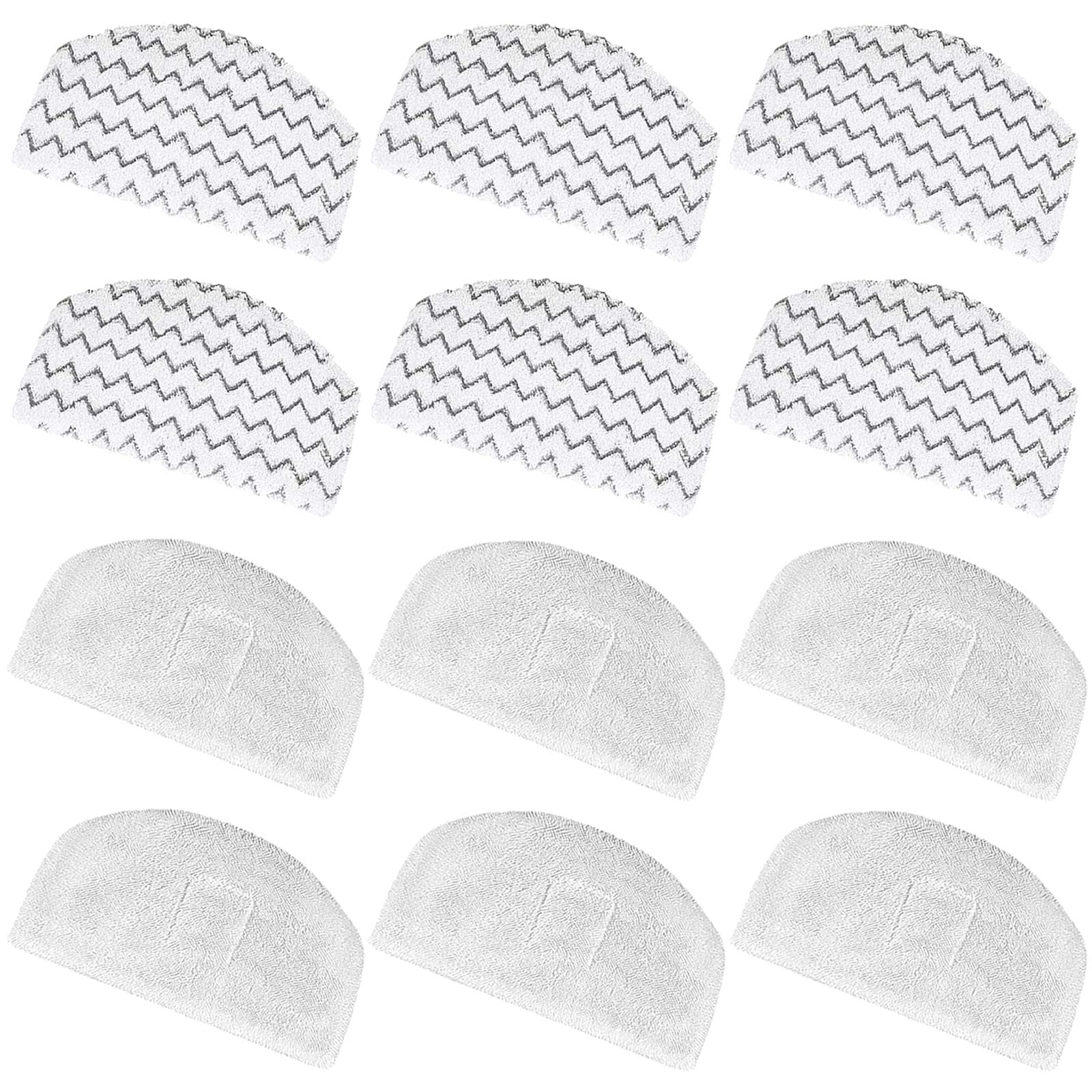 12-Pack Microfiber Steam Mop Pads for Bissell Powerfresh Steam Mop 1940 Series