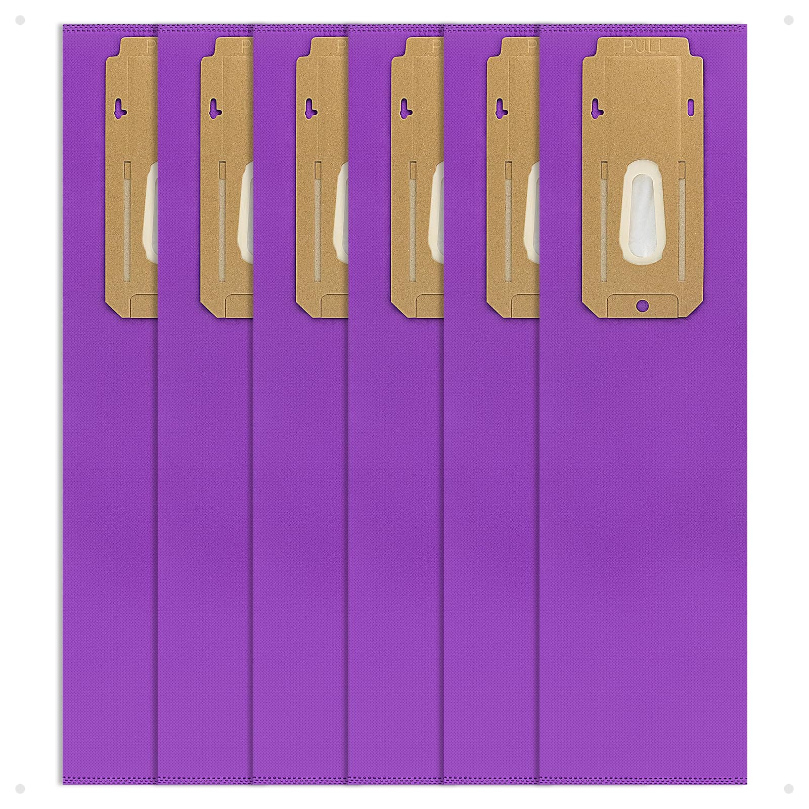 6 Pack Purple Replacement Type Cc HEPA Upright Vacuum Cleaner Bags for Oreck Models X3, X5, XL7, XL21, 2000-9000 Series
