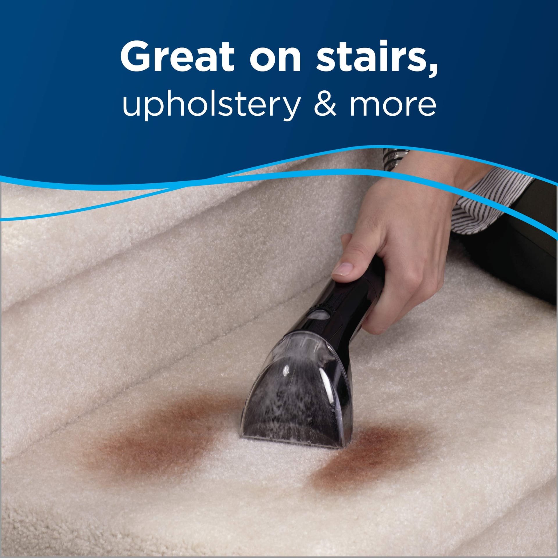 Bissell Little Green Proheat Portable Deep Cleaner/Spot Cleaner 2513B with Self-Cleaning Hydrorinse Tool for Carpet and Upholstery - Review Image 4
