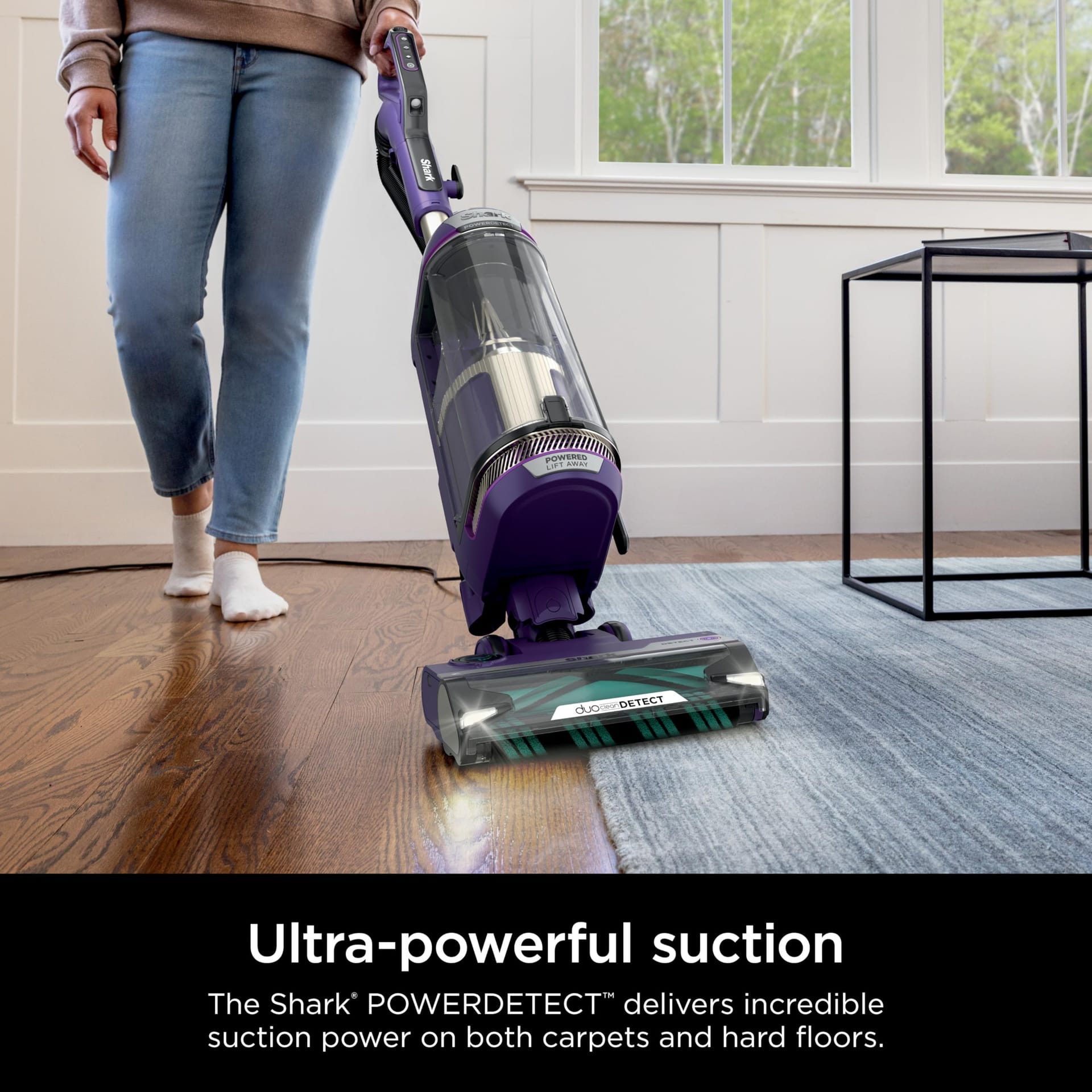 Powerful Shark PowerDetect Upright Vacuum Cleaner with HEPA Filter and Duoclean Technology - Review Image 2