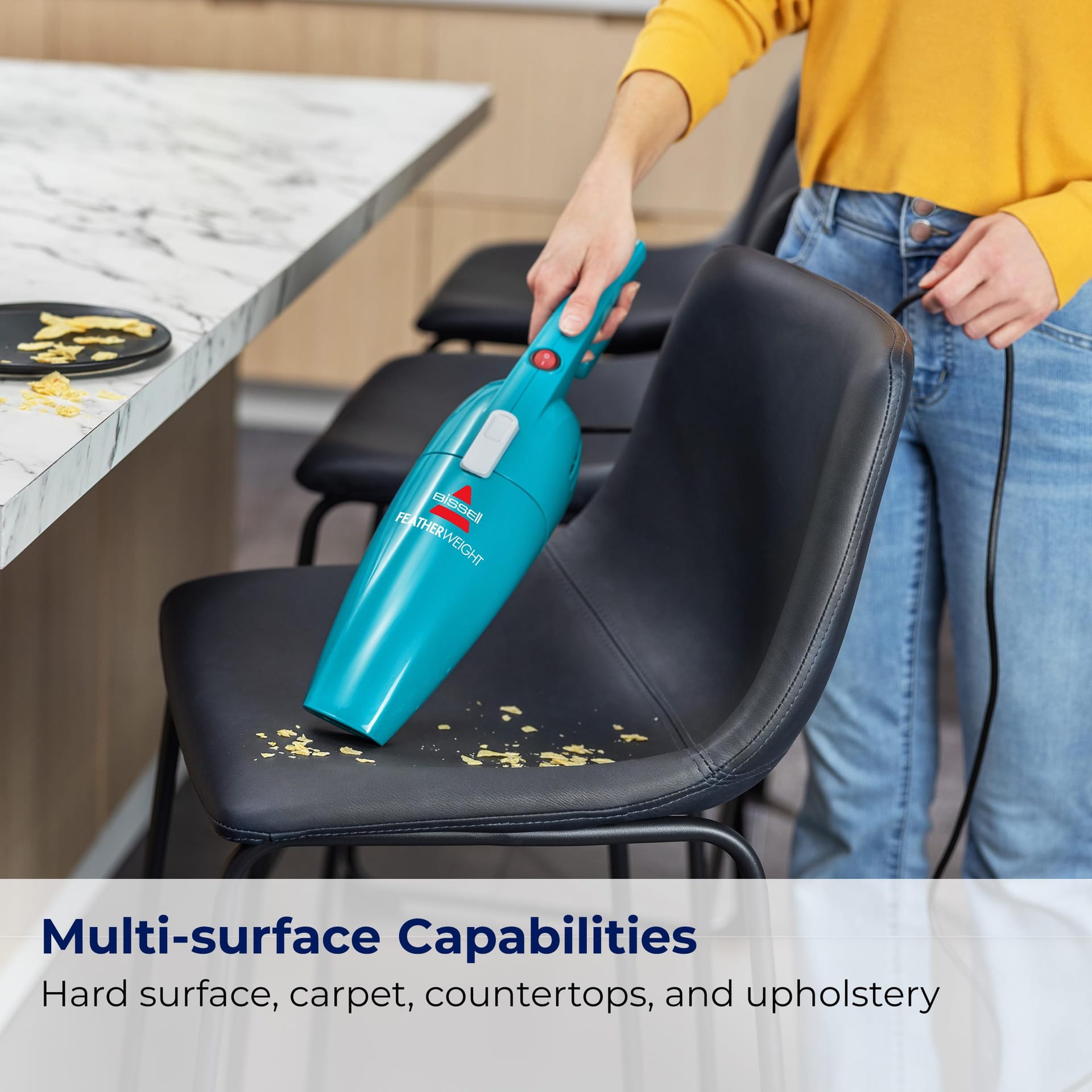Lightweight Corded Stick Vacuum Cleaner with Crevice Tool by Bissell, Blue - 2033 - Review Image 5