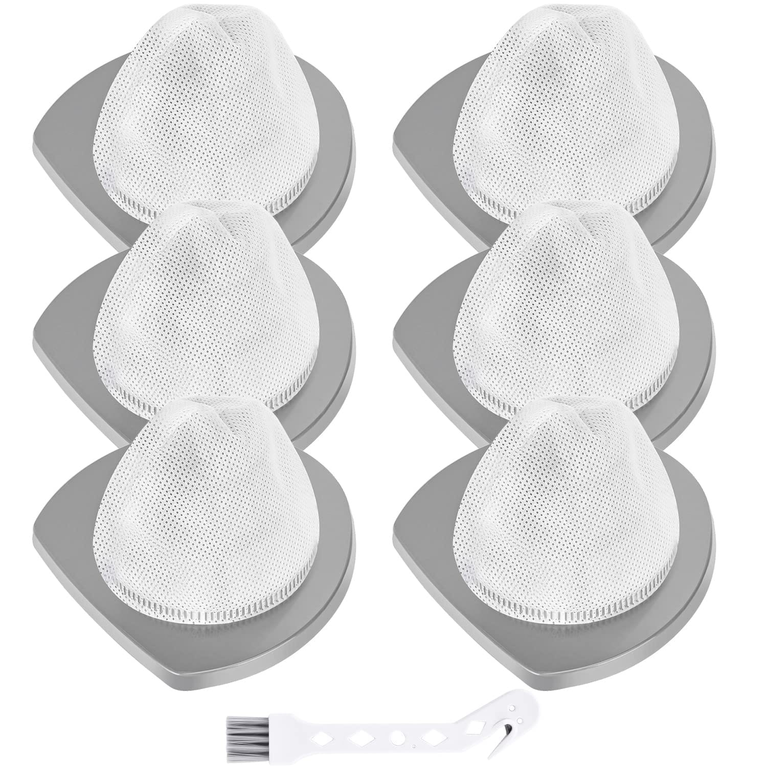 Leadaybetter 2033 Series Vacuum Filter 6 Pack Set for Bissell Featherweight Stick Lightweight Bagless Vacuum - Compatible with 2033, 20331, 20333, 20336, 20339, 2033M, Replaces Part 1611508
