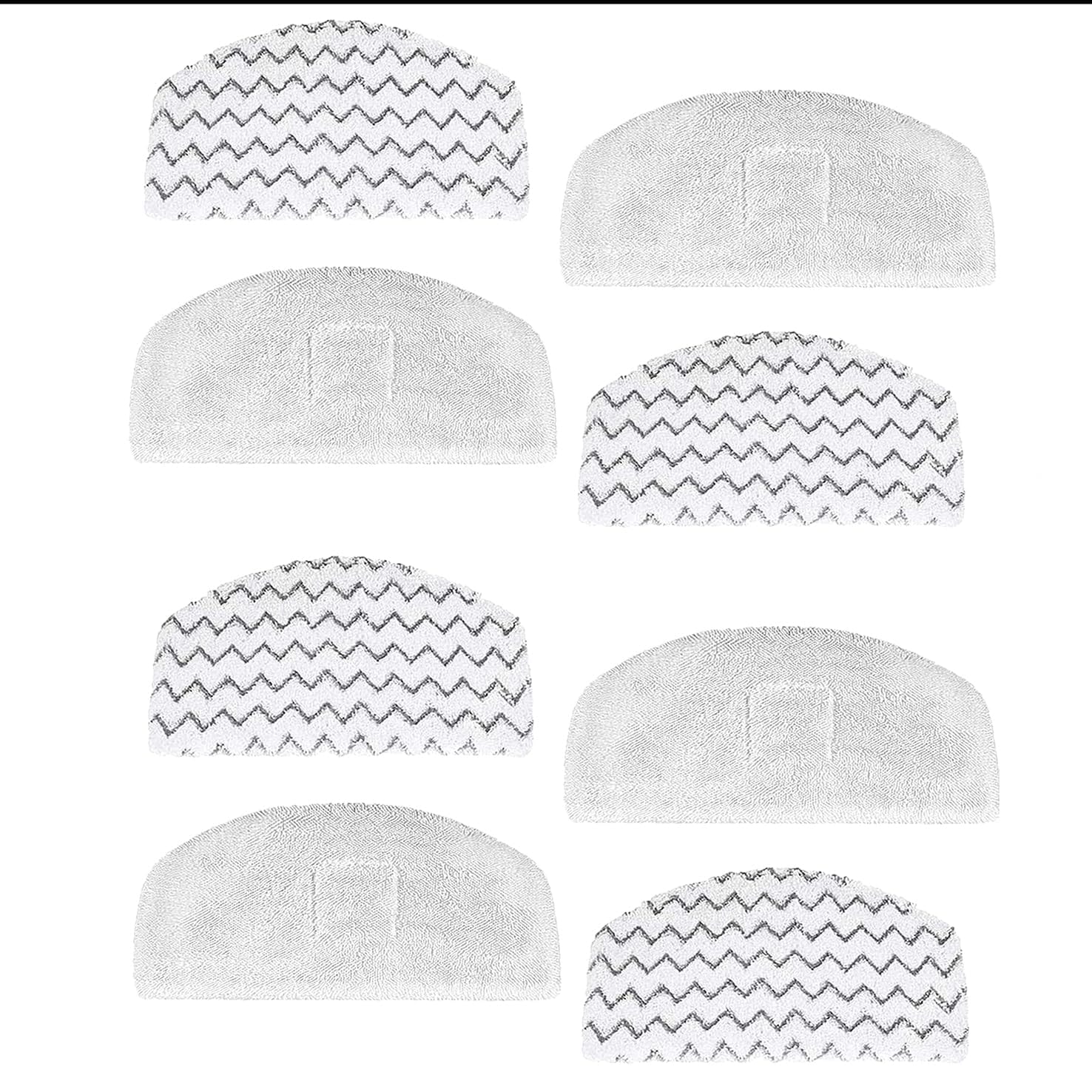 Bissell Powerfresh Steam Mop Reusable Replacement Pads - 8 Pack, Compatible with Model 1940 1806 1544 2075 2685A Series