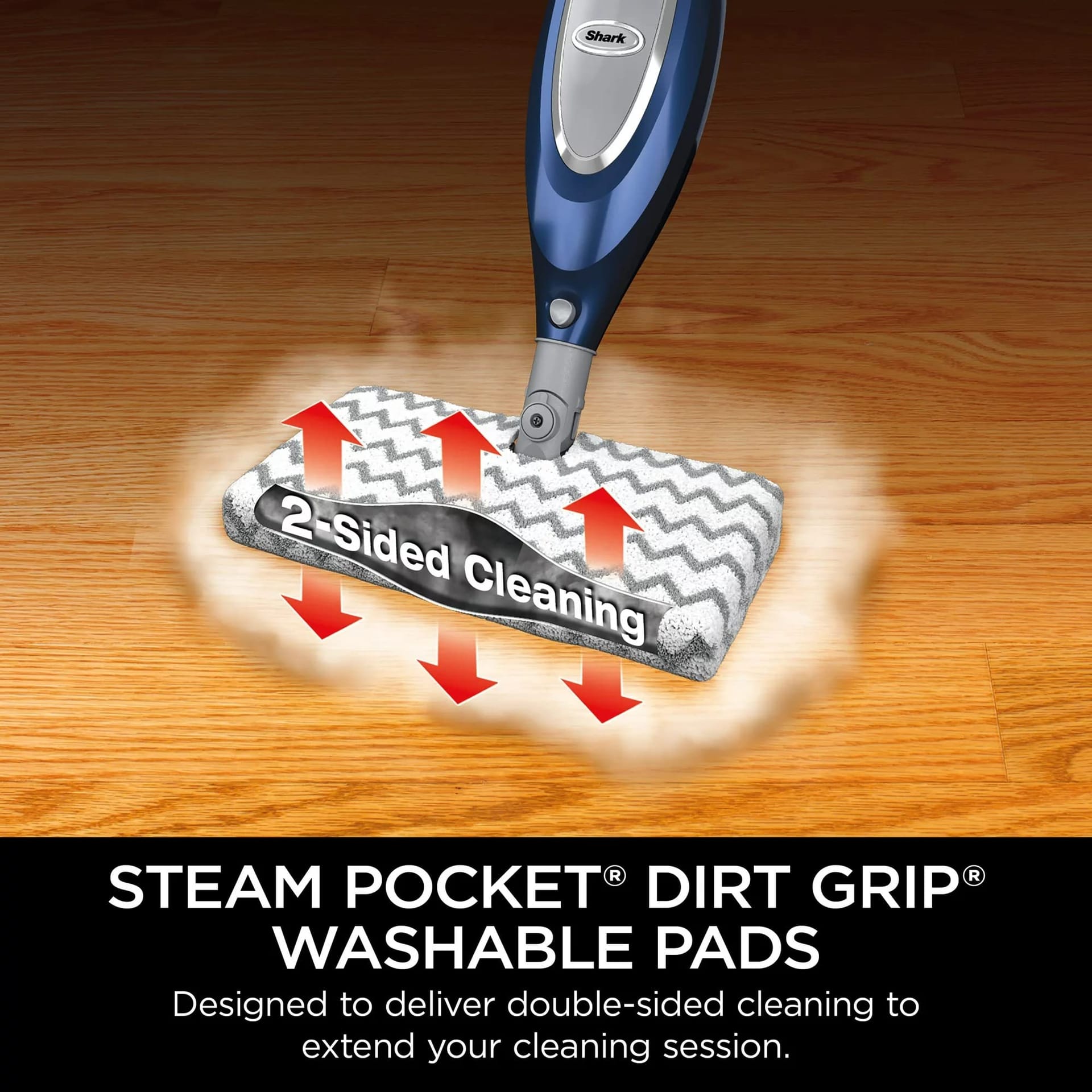 Renewed Shark Professional Steam Pocket Mop for Hard Floors, Deep Cleaning & Sanitization - Review Image 5