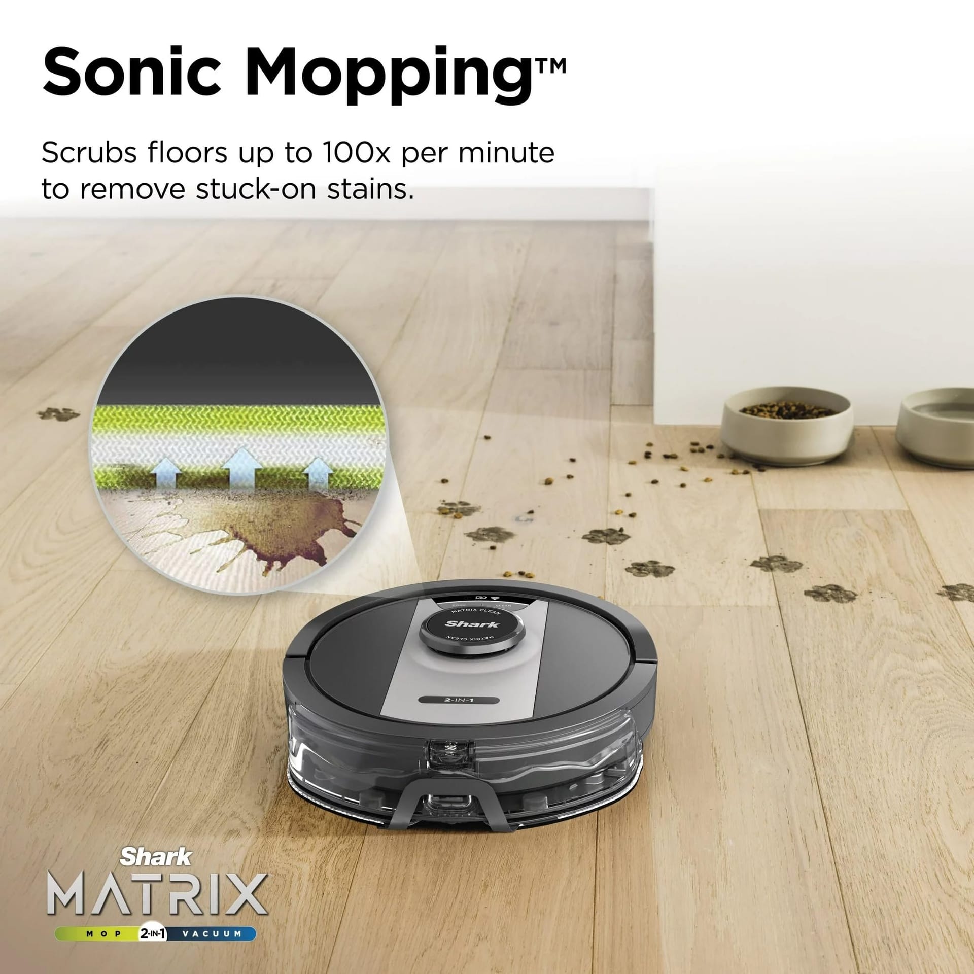 Shark RV2400WD IQ Robot Vacuum and Mop with Sonic Mopping for Pet Hair, Carpets, and Hard Floors, Alexa Compatible - Black/Silver (Renewed) - Review Image 4
