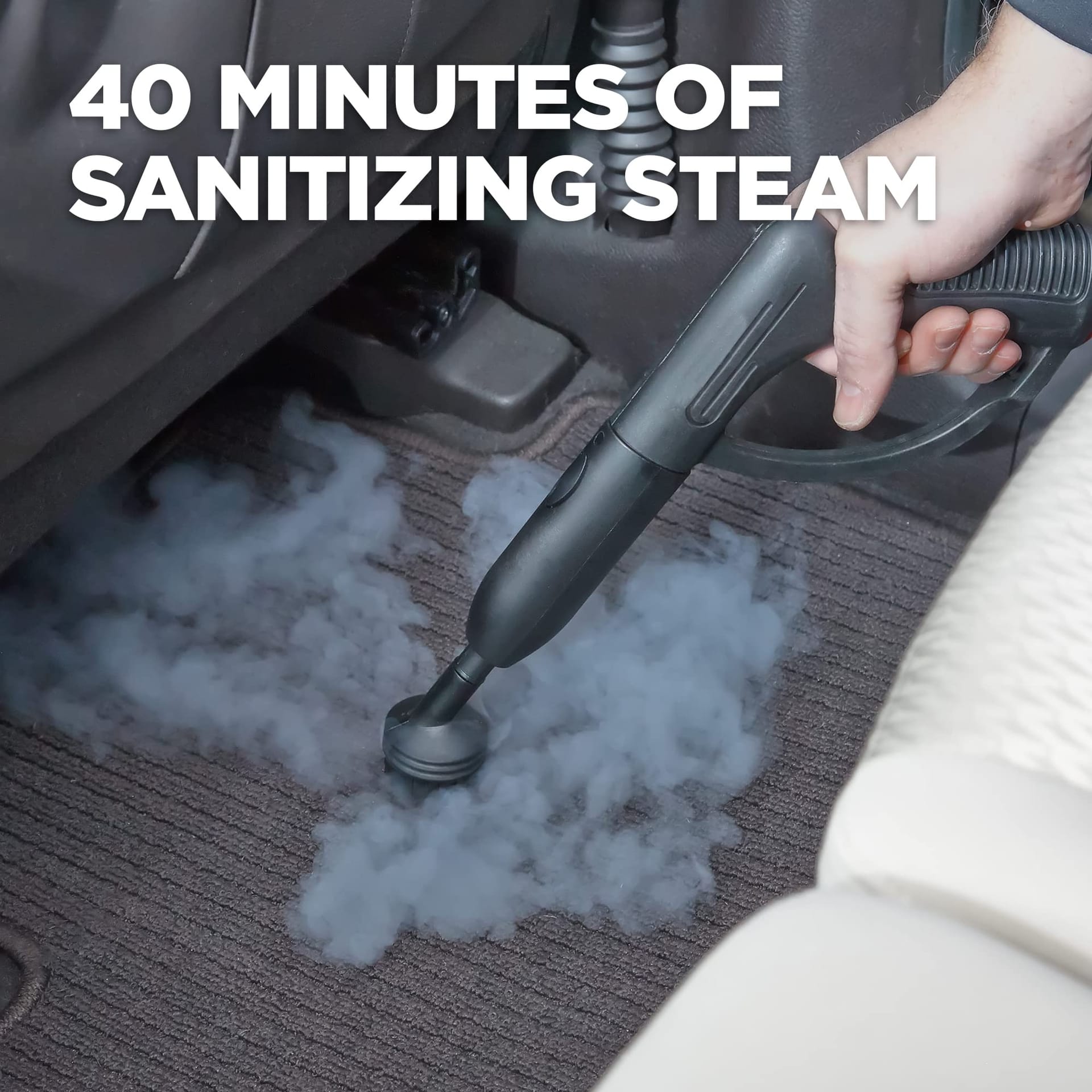 Versatile Wagner Automotive Steam Cleaner with 12 Accessories - Multi-Purpose Power Steamer for Cleaning, Color Varies - Review Image 5