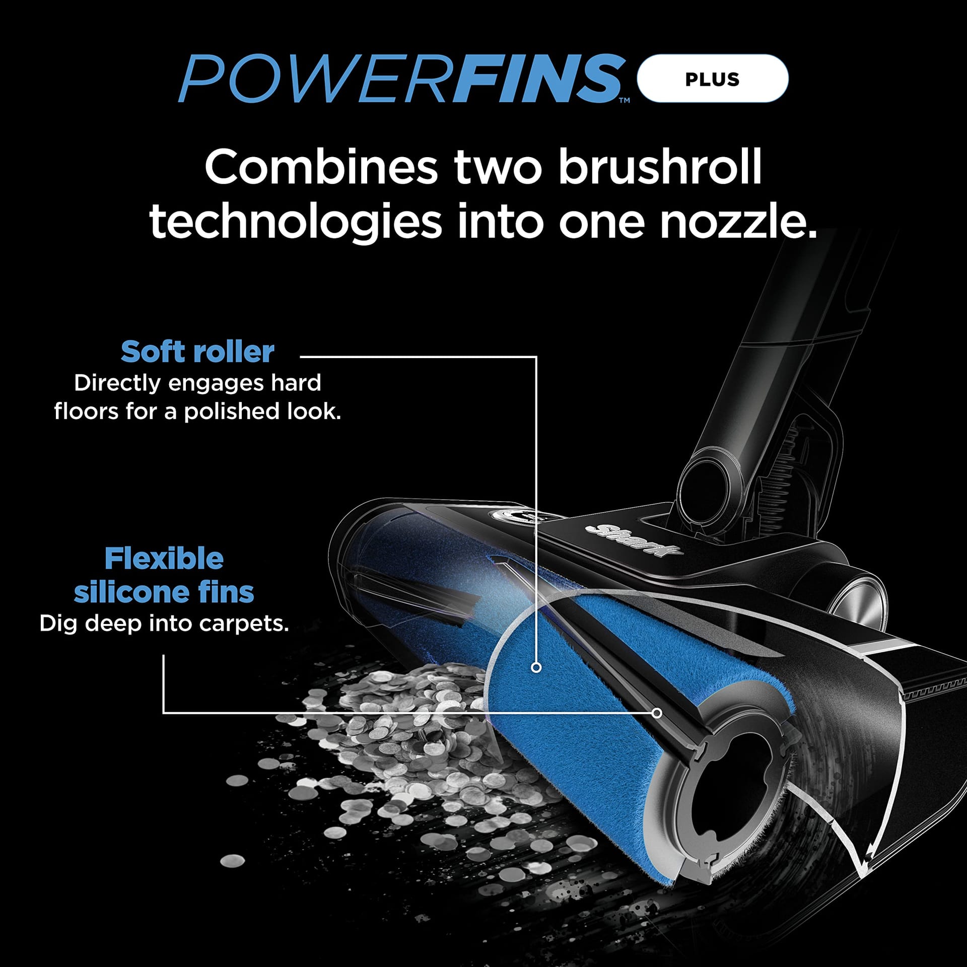 Lightweight Shark Cordless Pro Vacuum with Clean Sense IQ, PowerFins Plus Brushroll, Odor Neutralizer, Duster Crevice Pet Multi Tool, Up to 40 Min Runtime, Light Blue - Review Image 4