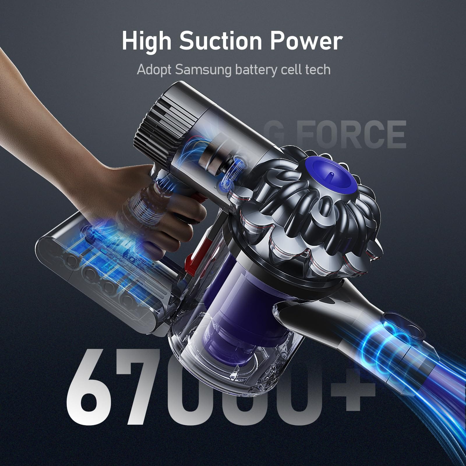 High Capacity 4600mAh Li-Ion Battery Replacement for Dyson V7 Cordless Stick Vacuum Cleaners - Review Image 4