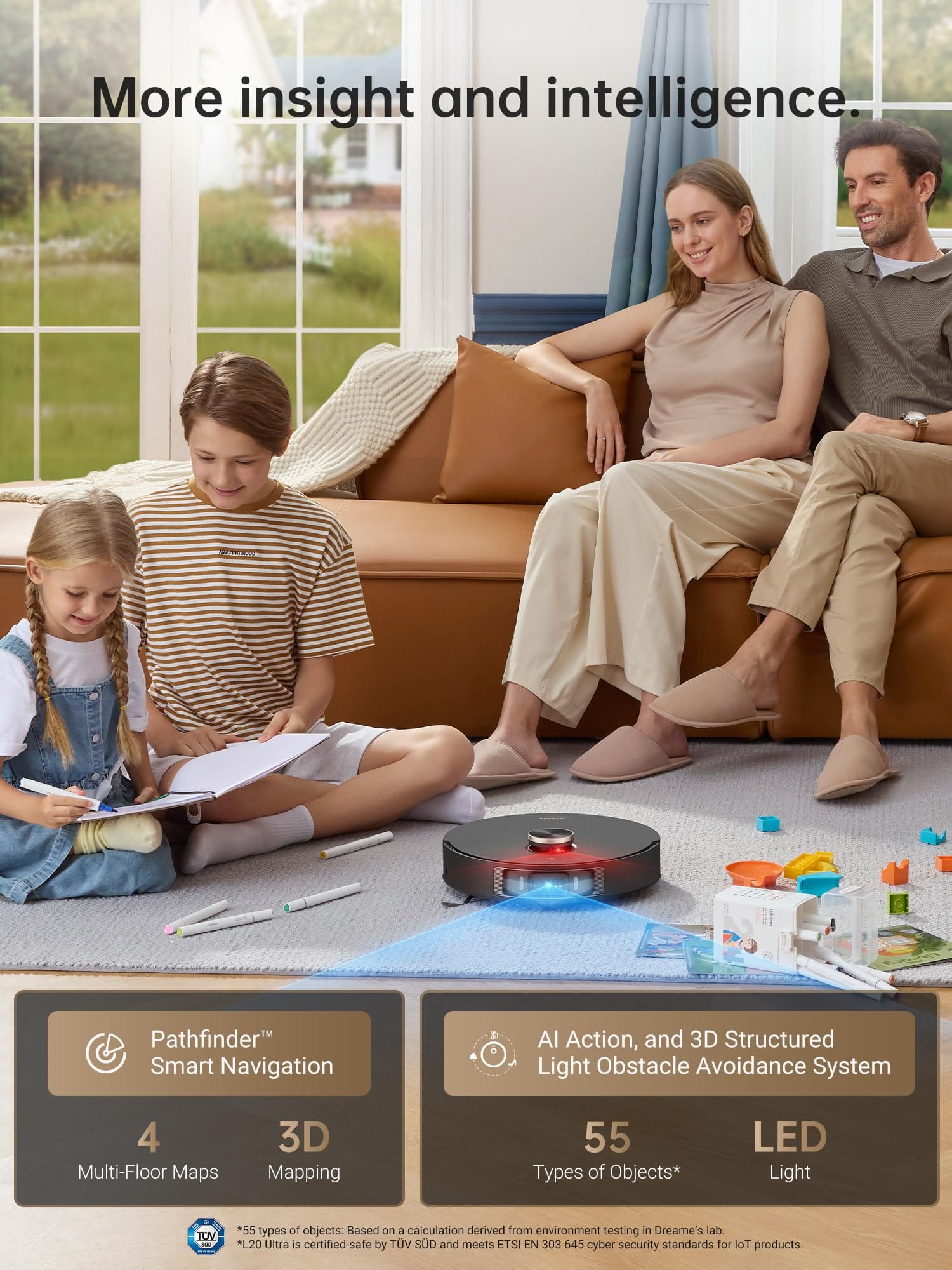 Dreame L20 Ultra Robot Vacuum & Mop with Mop-Extend, 7000Pa Suction, Self-Emptying & Refilling, Ai Obstacle Avoidance - Review Image 4