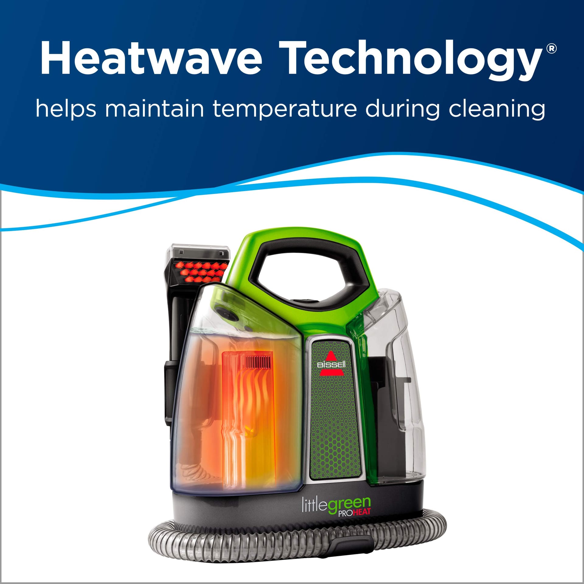 Bissell Little Green Proheat Portable Deep Cleaner/Spot Cleaner 2513B with Self-Cleaning Hydrorinse Tool for Carpet and Upholstery - Review Image 3