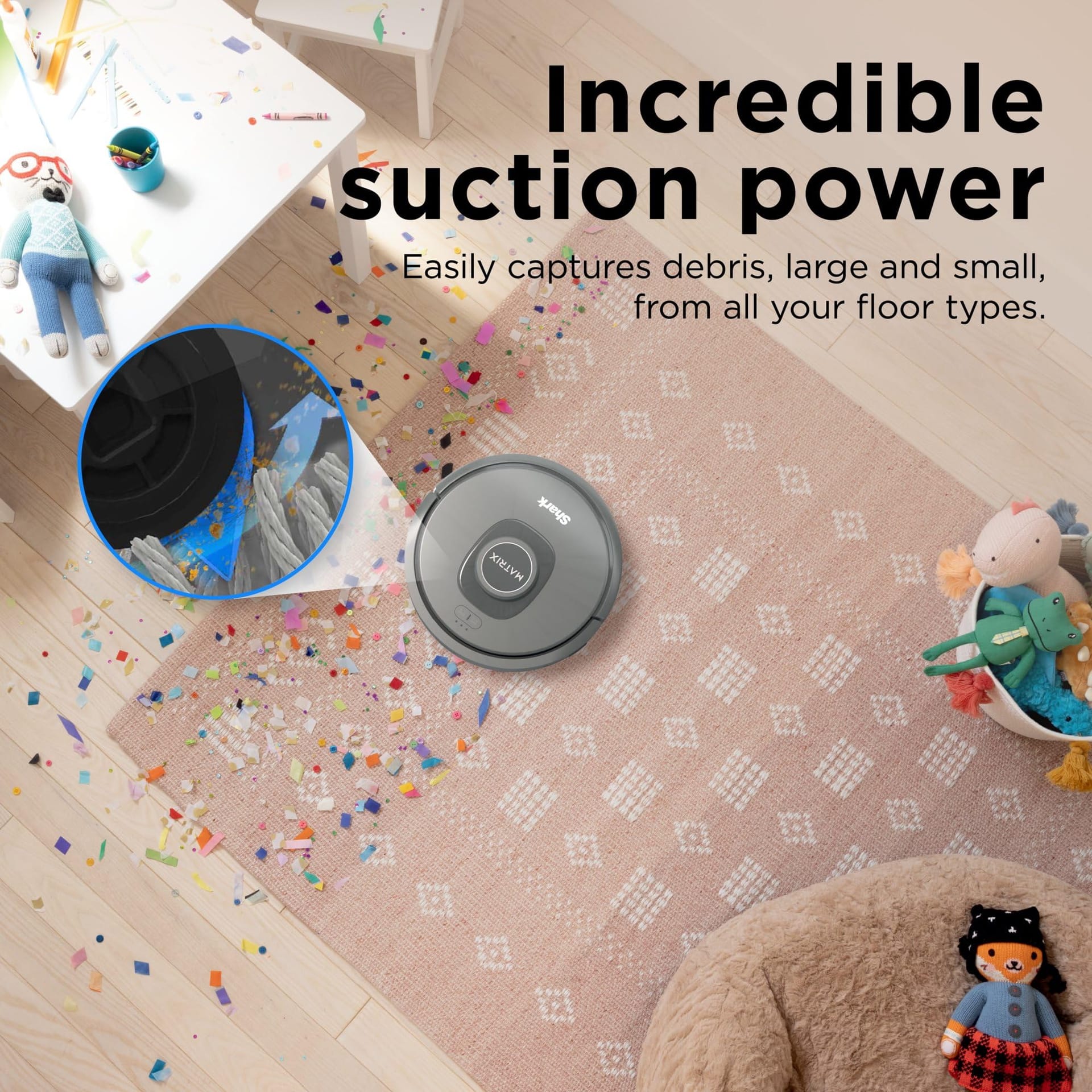 Renewed Shark RV2300S Matrix Self-Empty Robot Vacuum Cleaner for Pet Hair on Carpets & Hard Floors - Bagless, Wi-Fi Enabled - Review Image 4